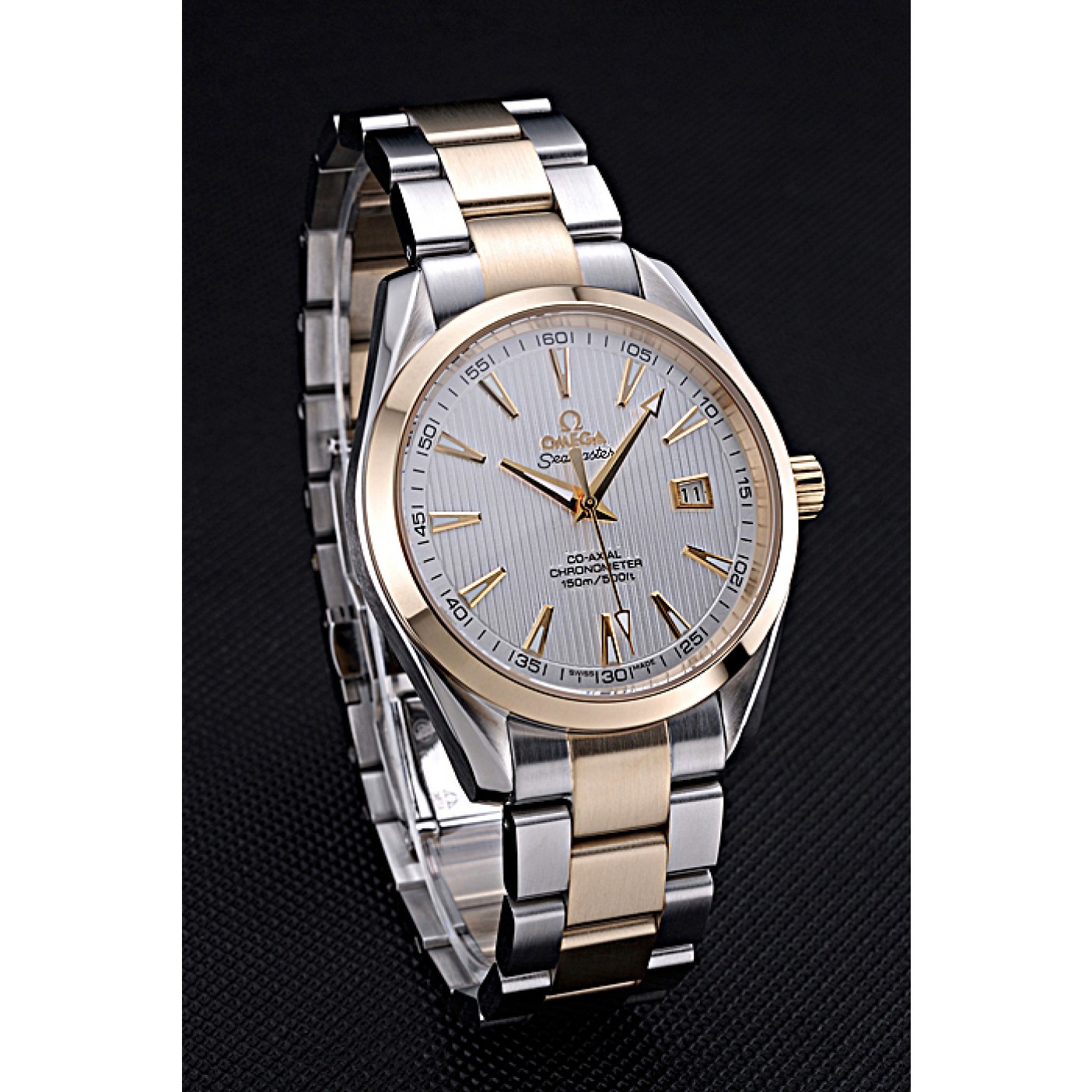 MiroTime Omega Seamaster White Dial Two Tone 622167