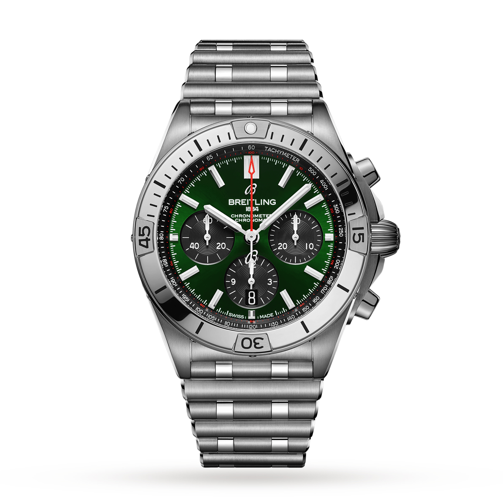MiroTime Swiss Breitling Chronomat 42mm Mens Watch AB01343A1L1A1