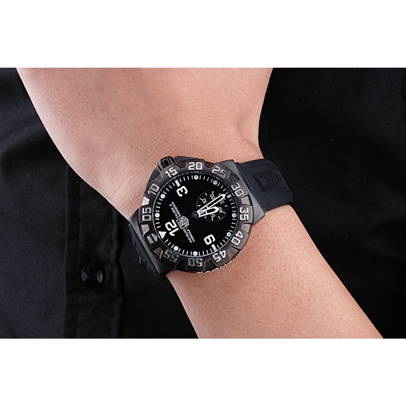 MiroTime Tag Heuer Formula One Grande Date Black Dial Rubber Bracelet 622275