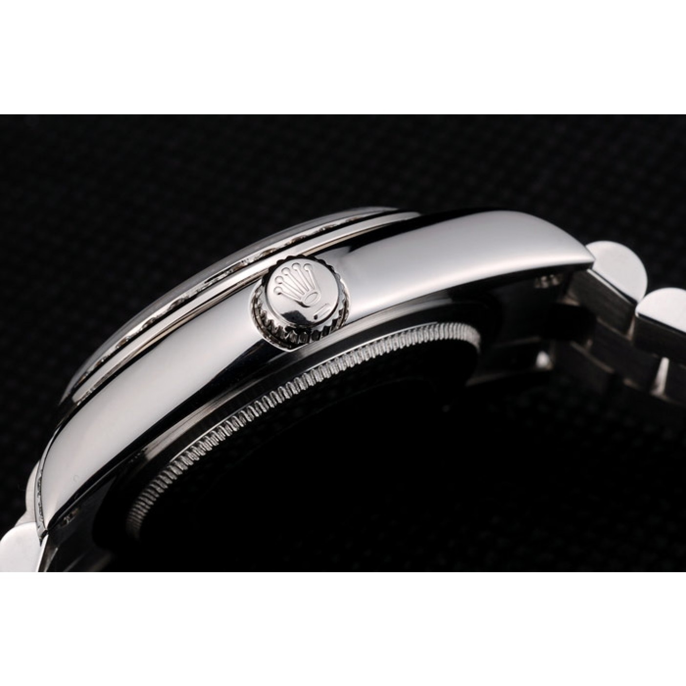 MiroTime Rolex DayDate Diamond Plated Stainless Steel Bracelet Diamond Plated Dial 41986