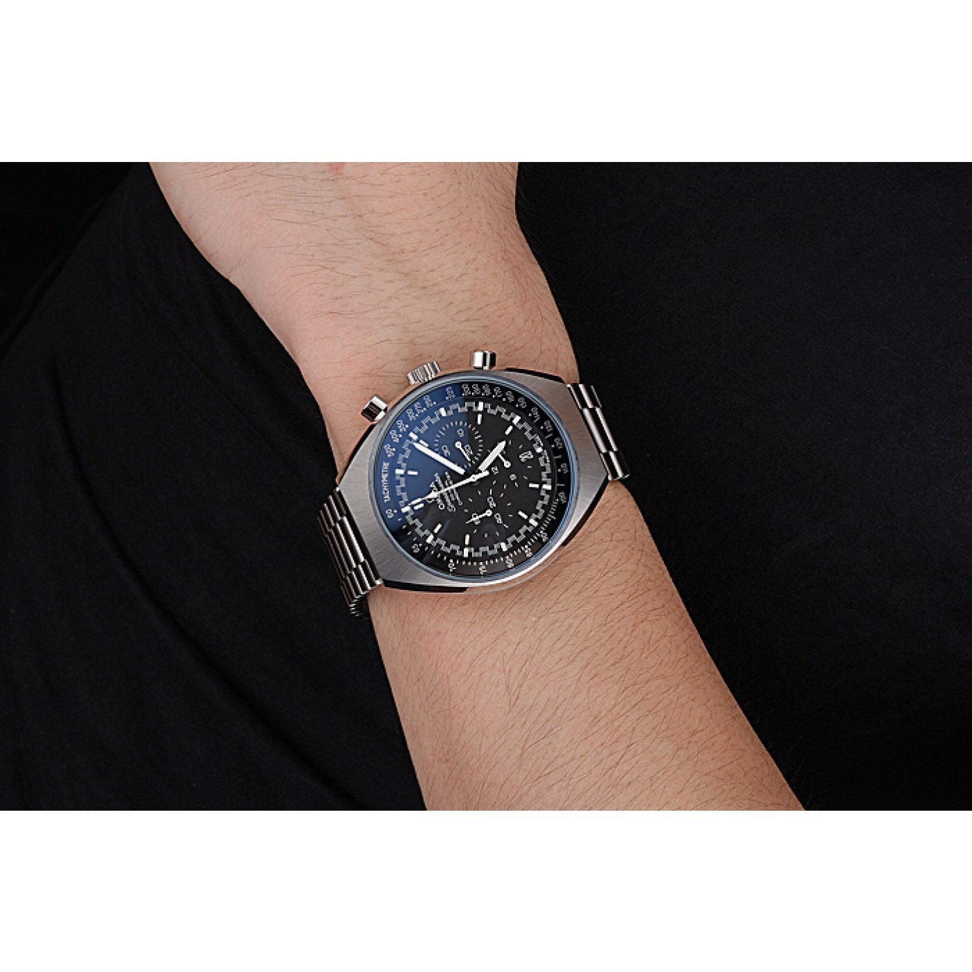 MiroTime Omega Speedmaster Mark II Black Dial Stainless Steel Case And Bracelet 622810