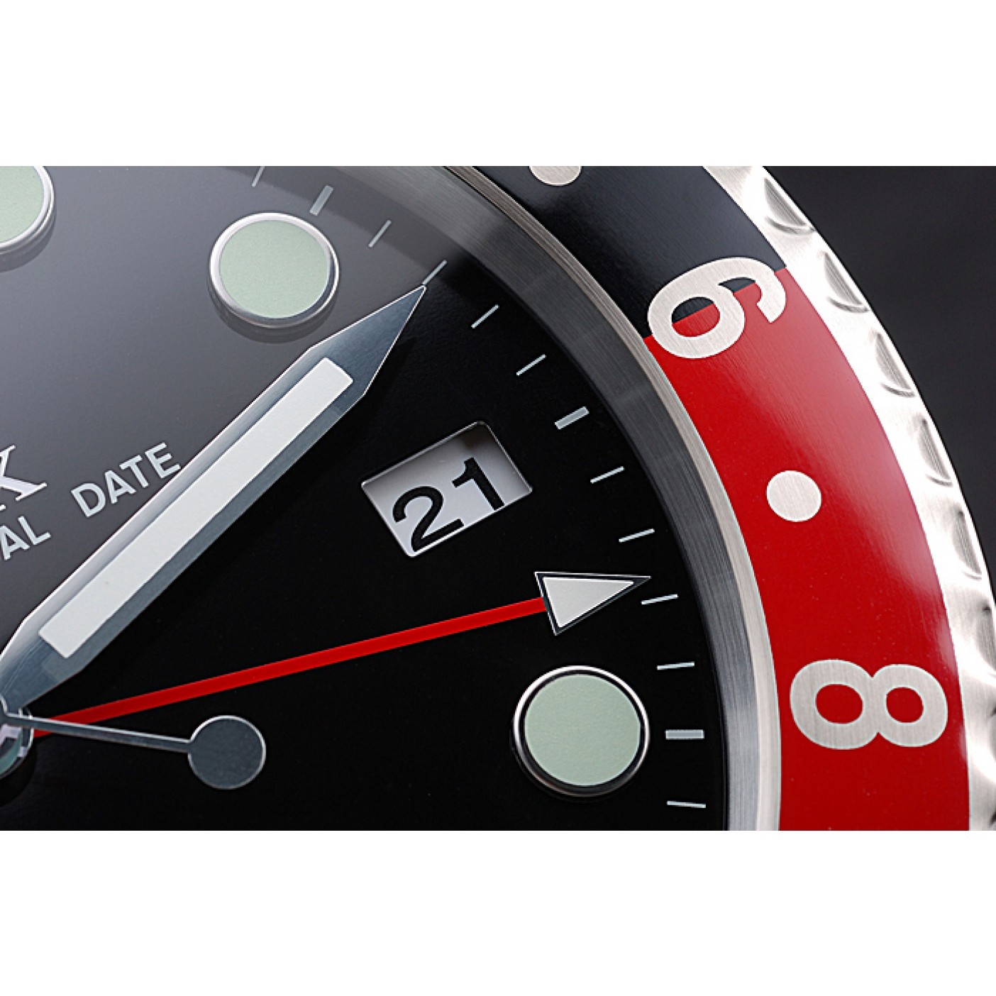 MiroTime Rolex GMT Master II Wall Clock Black-Red 622478