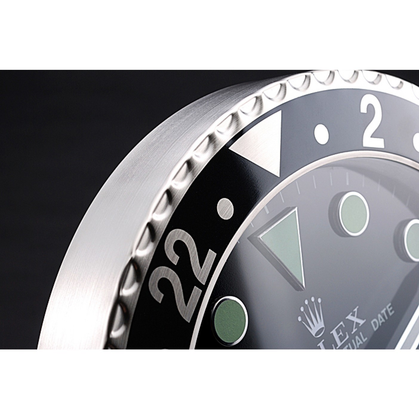 MiroTime Rolex GMT Master II Wall Clock Black-Red 622478