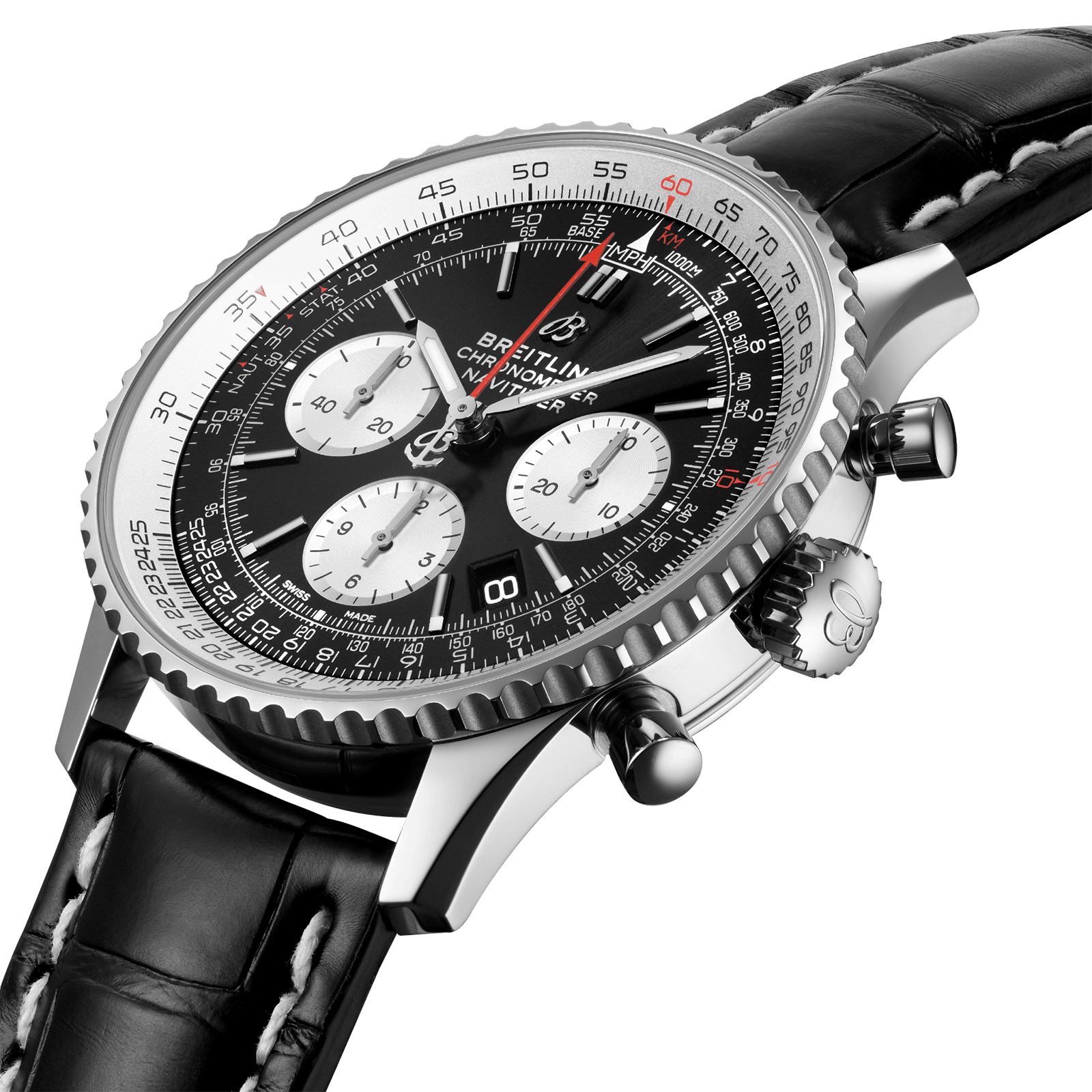 MiroTime Swiss Breitling Navitimer 1 B01 Chronograph 43 AB0121211B1P1