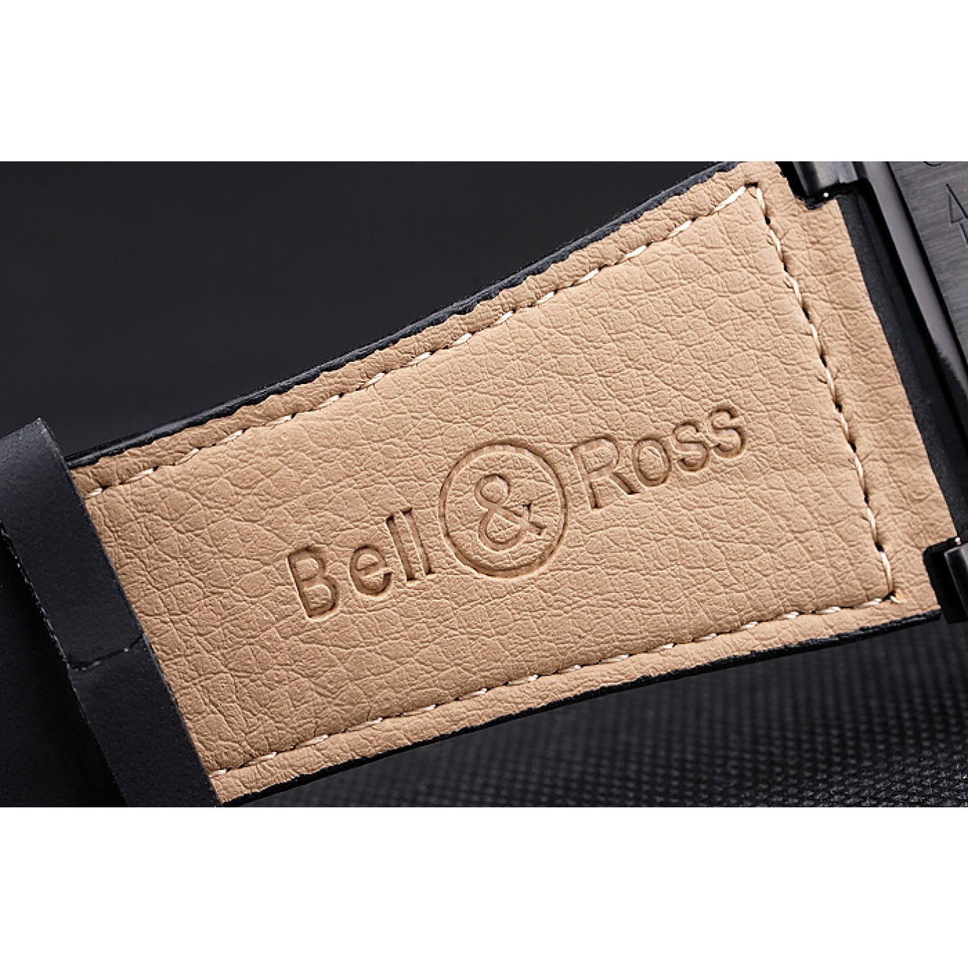 MiroTime Bell and Ross BR 01-92 Black Dial Black Case Black Leather Strap