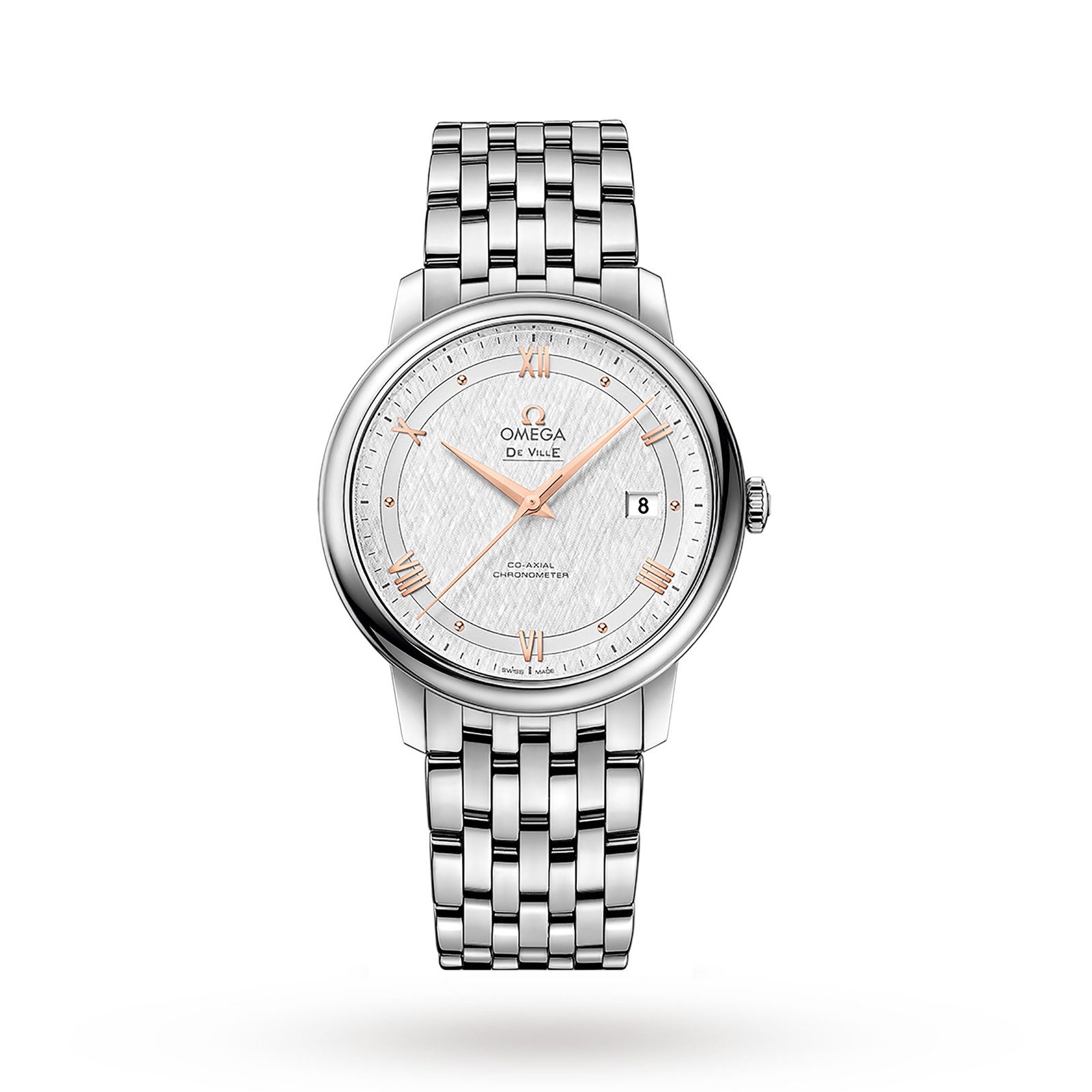 MiroTime Swiss Omega De Ville Prestige Co-Axial 39.5mm Mens Watch O42410402002004