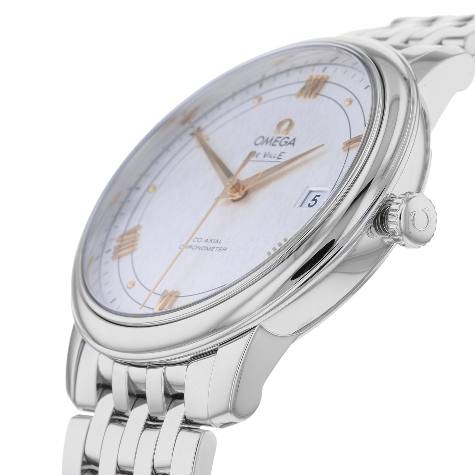 MiroTime Swiss Omega De Ville Prestige Co-Axial 39.5mm Mens Watch O42410402002004