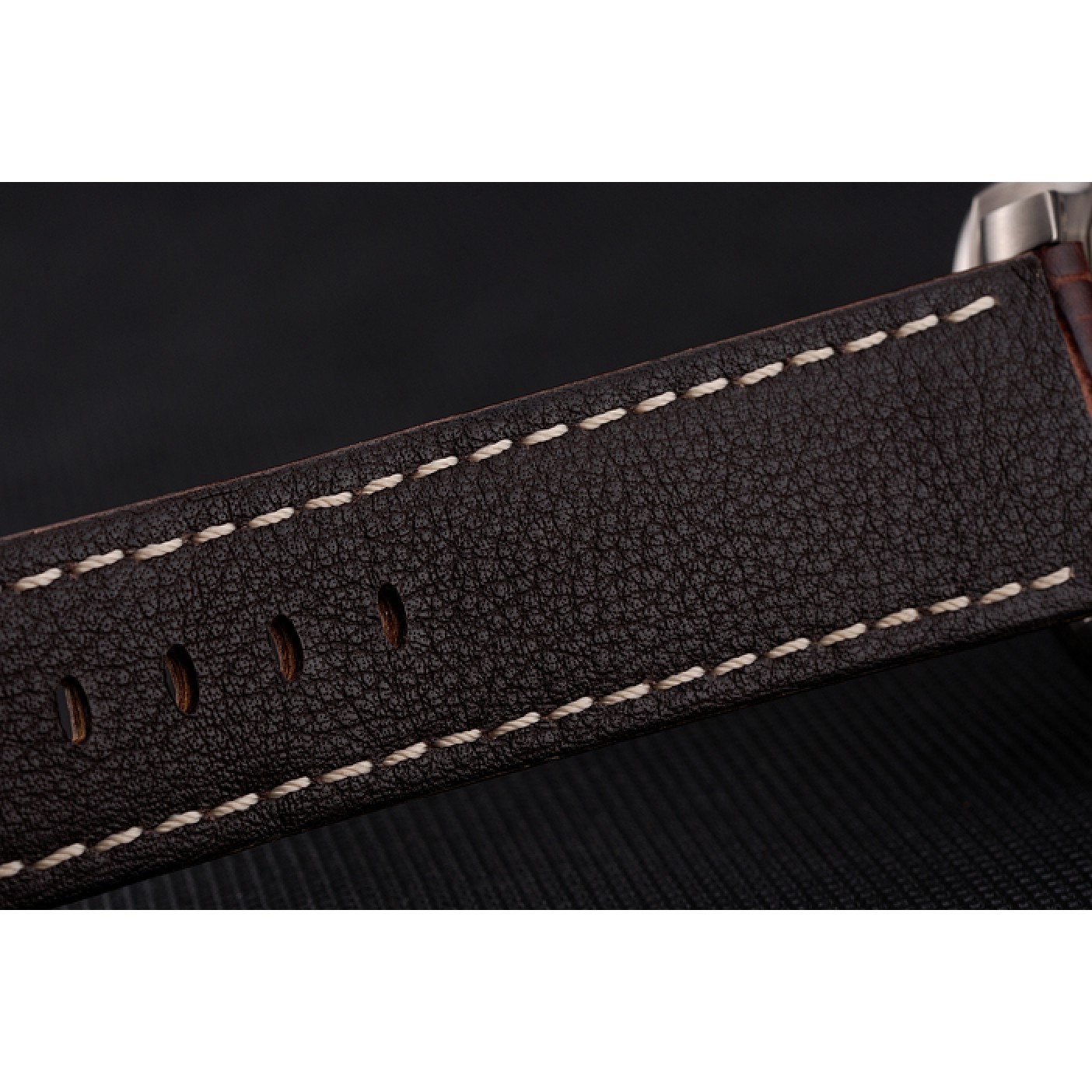 MiroTime Swiss Panerai Luminor Marina 1950 3 Days Brown Dial Stainless Steel Case Brown Leather Strap