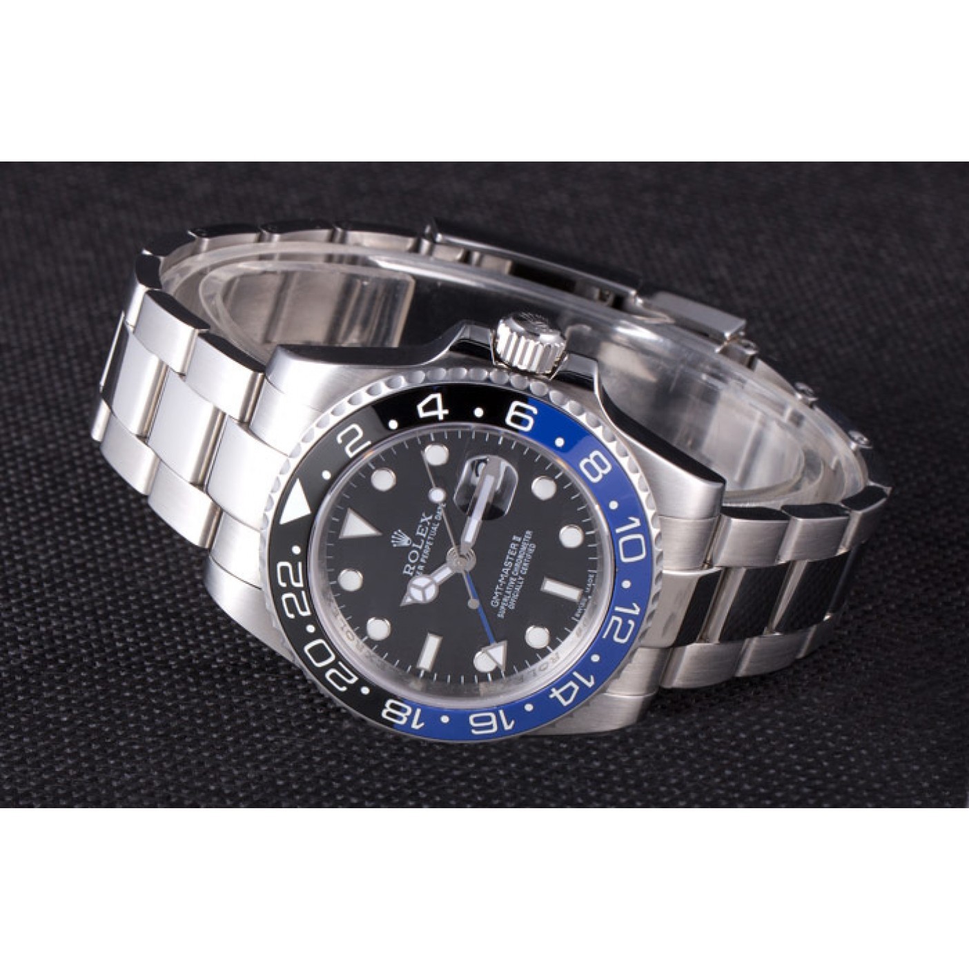 MiroTime Rolex GMT MASTER II BLACK BLUE BEZEL 2013 rl431 621393