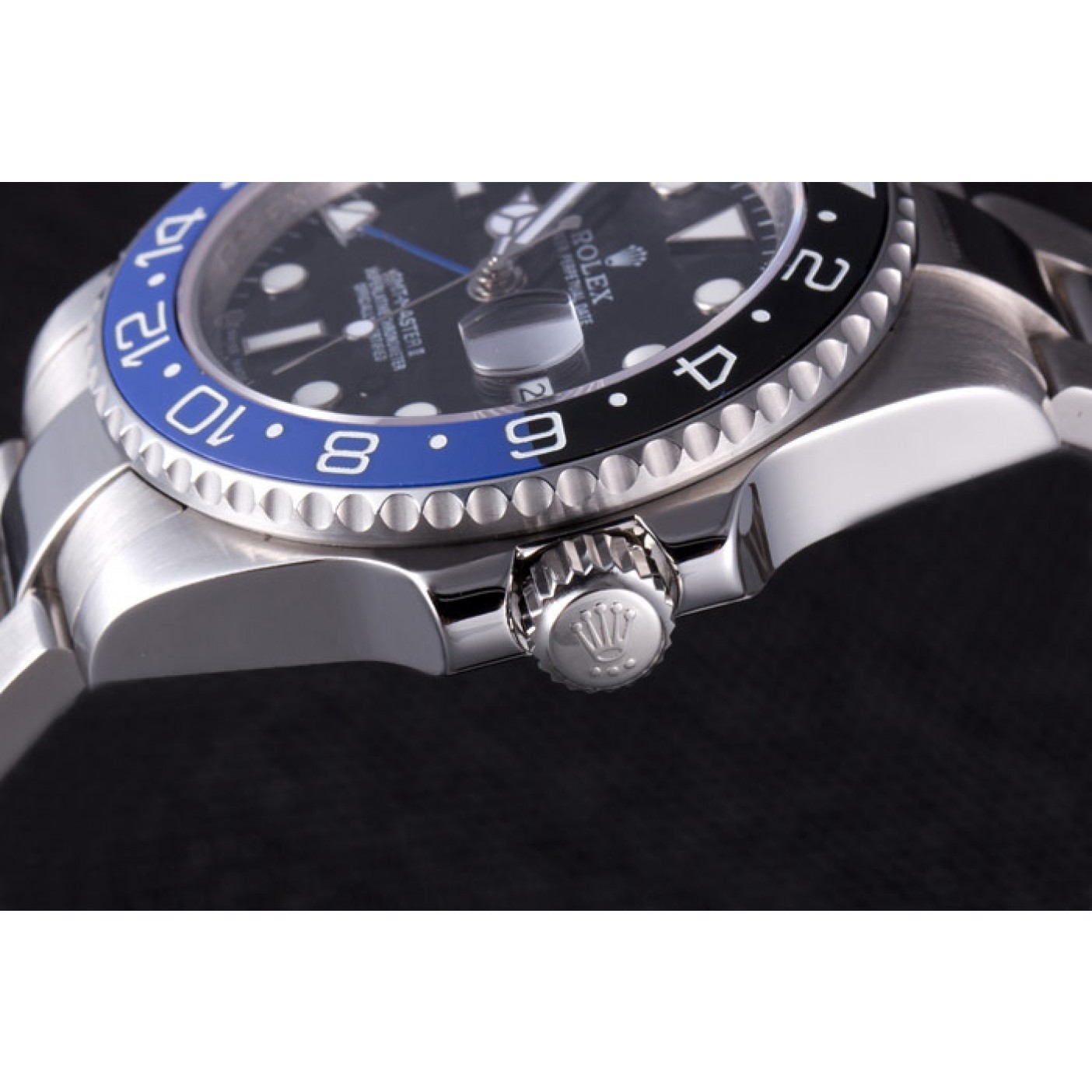 MiroTime Rolex GMT MASTER II BLACK BLUE BEZEL 2013 rl431 621393