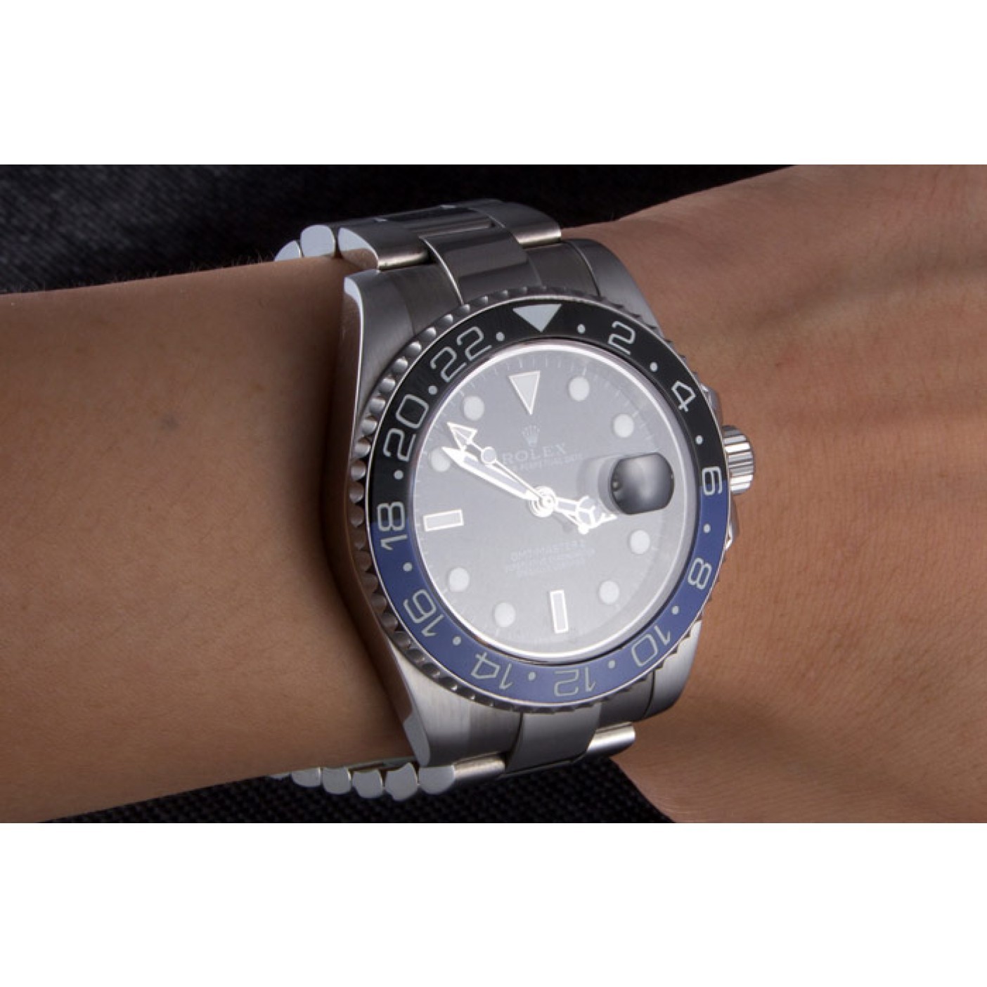 MiroTime Rolex GMT MASTER II BLACK BLUE BEZEL 2013 rl431 621393