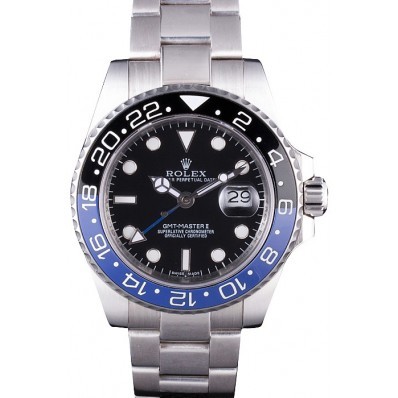 MiroTime Rolex GMT MASTER II BLACK BLUE BEZEL 2013 rl431 621393
