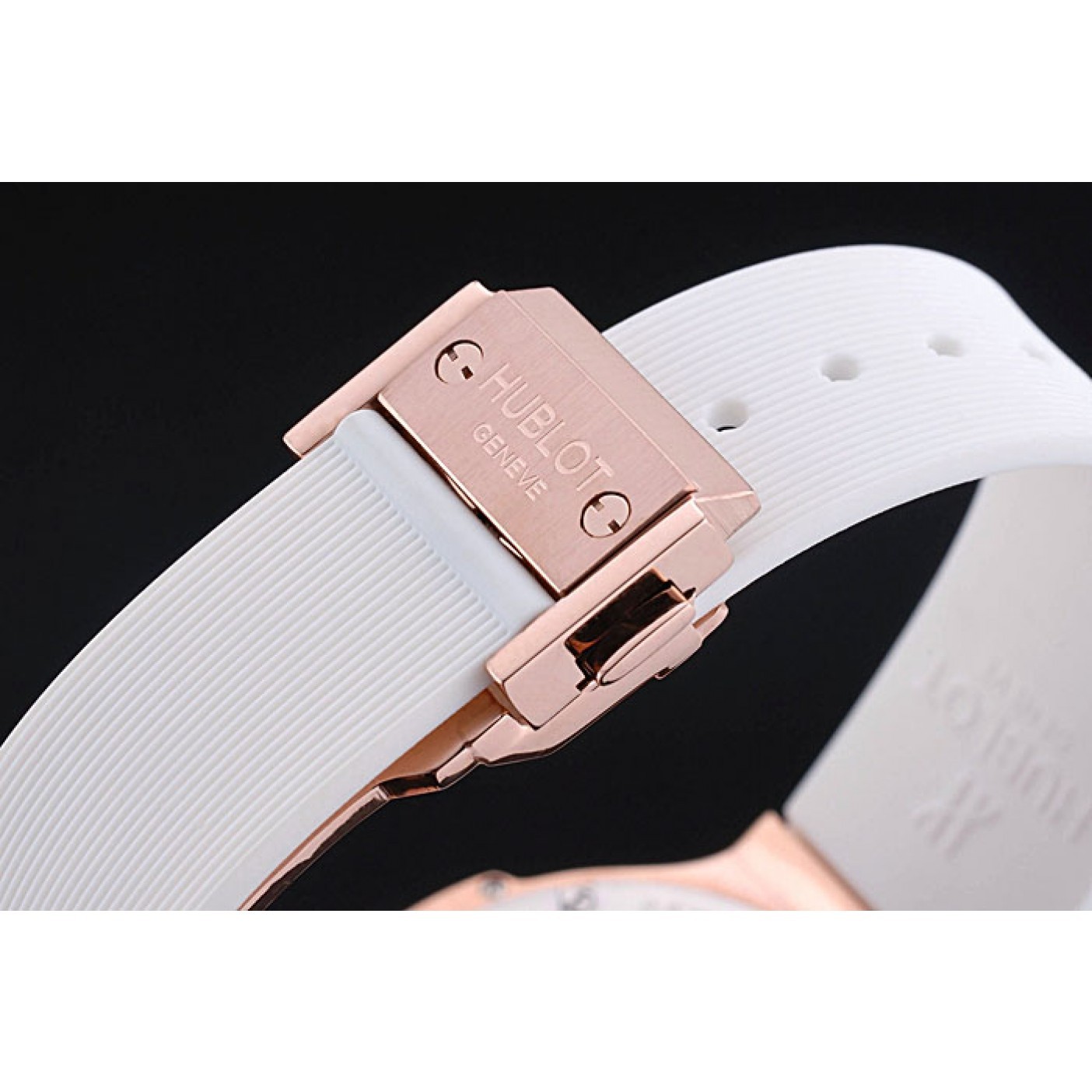 MiroTime Hublot Big Bang Tutti Frutti White Strap Gold Dial