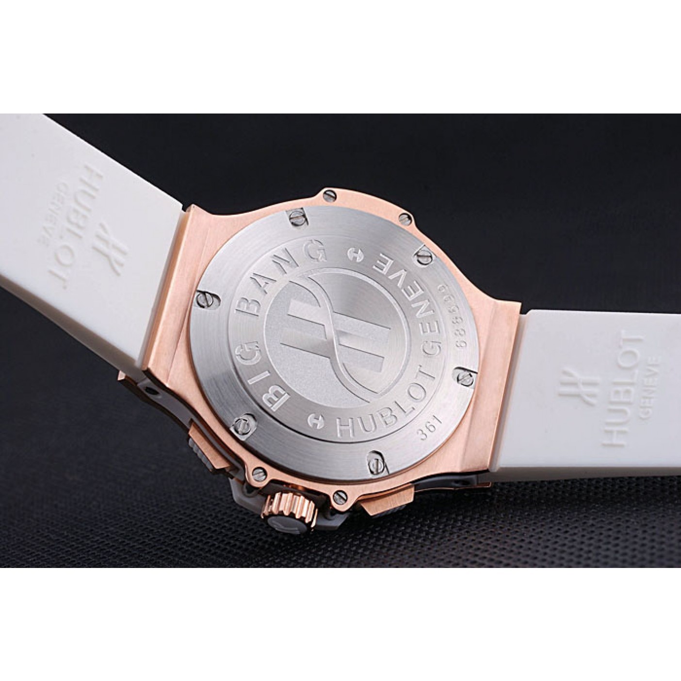 MiroTime Hublot Big Bang Tutti Frutti White Strap Gold Dial