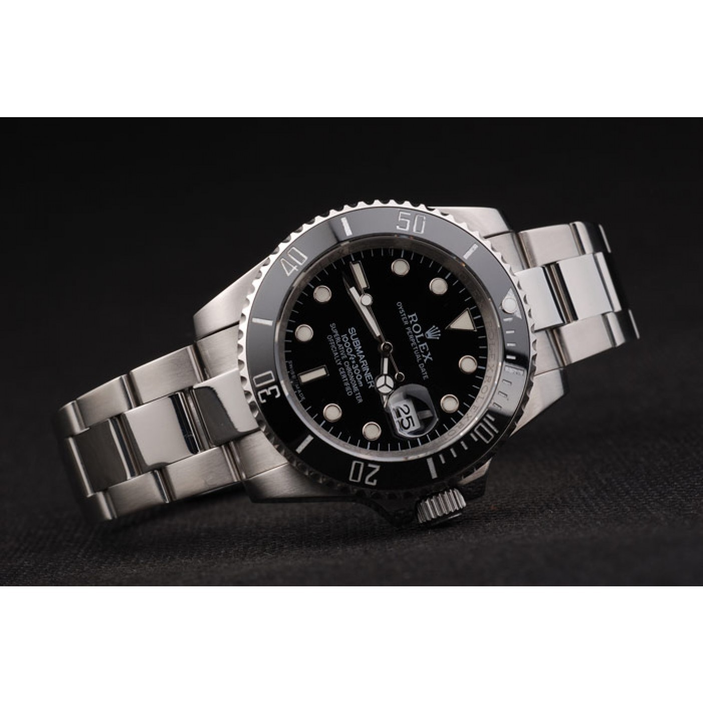 MiroTime Rolex Submariner Black Ceramic Bezel Black Dial 98235