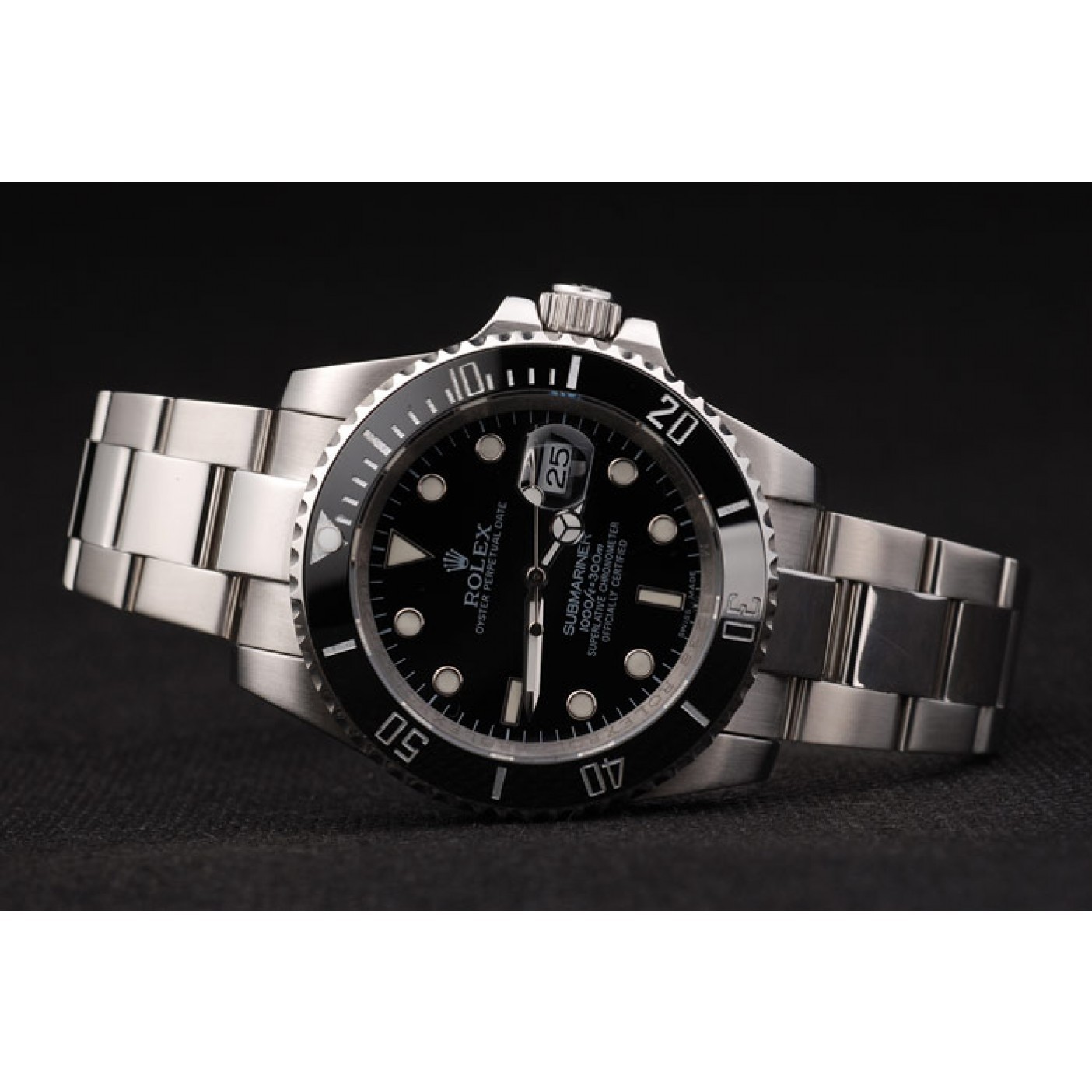 MiroTime Rolex Submariner Black Ceramic Bezel Black Dial 98235