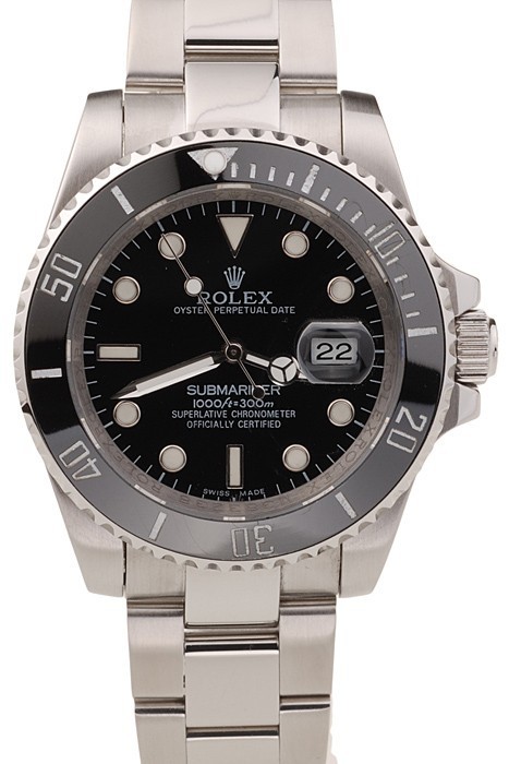 MiroTime Rolex Submariner Black Ceramic Bezel Black Dial 98235