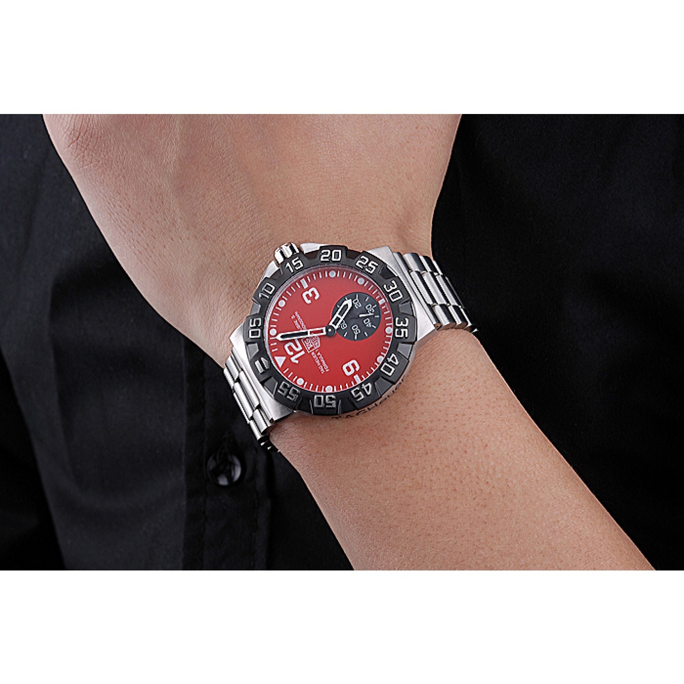 MiroTime Tag Heuer Formula One Grande Date Red Dial Stainless Steel Bracelet 622286