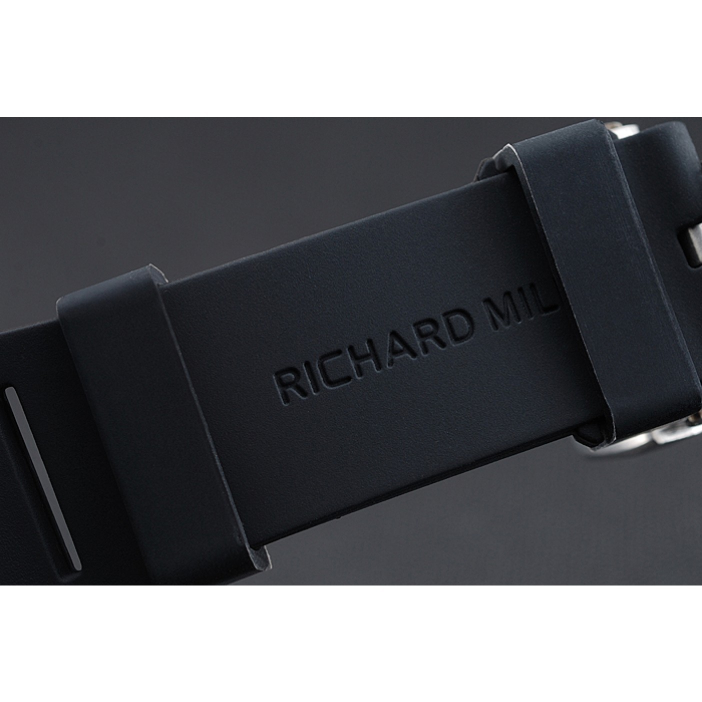 MiroTime Richard Mille RM 038 Bubba Watson Tourbillion Silver Case Black Rubber Bracelet 1454202