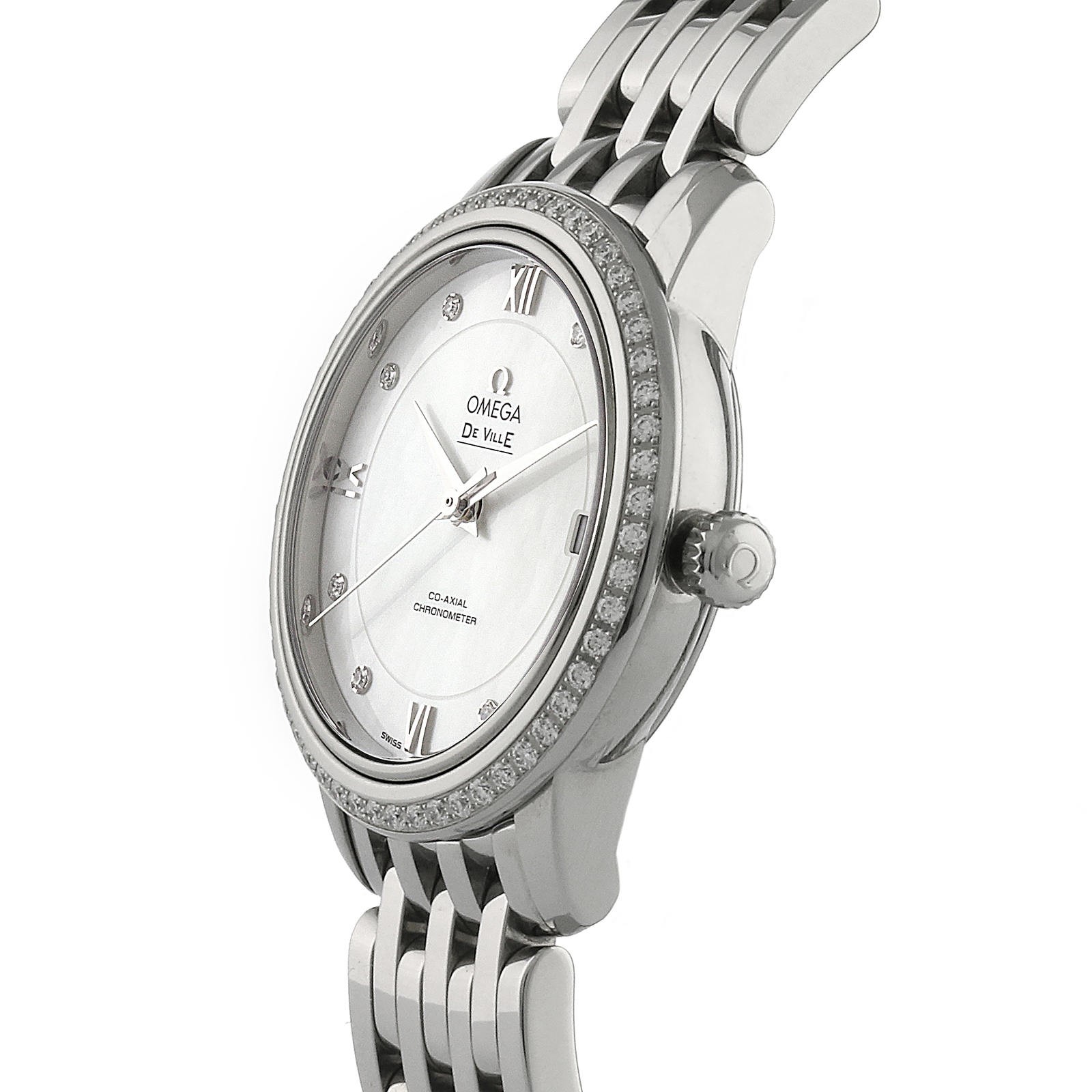 MiroTime Swiss Omega De Ville Prestige Co-Axial 32.7mm Ladies Watch O42415332055001