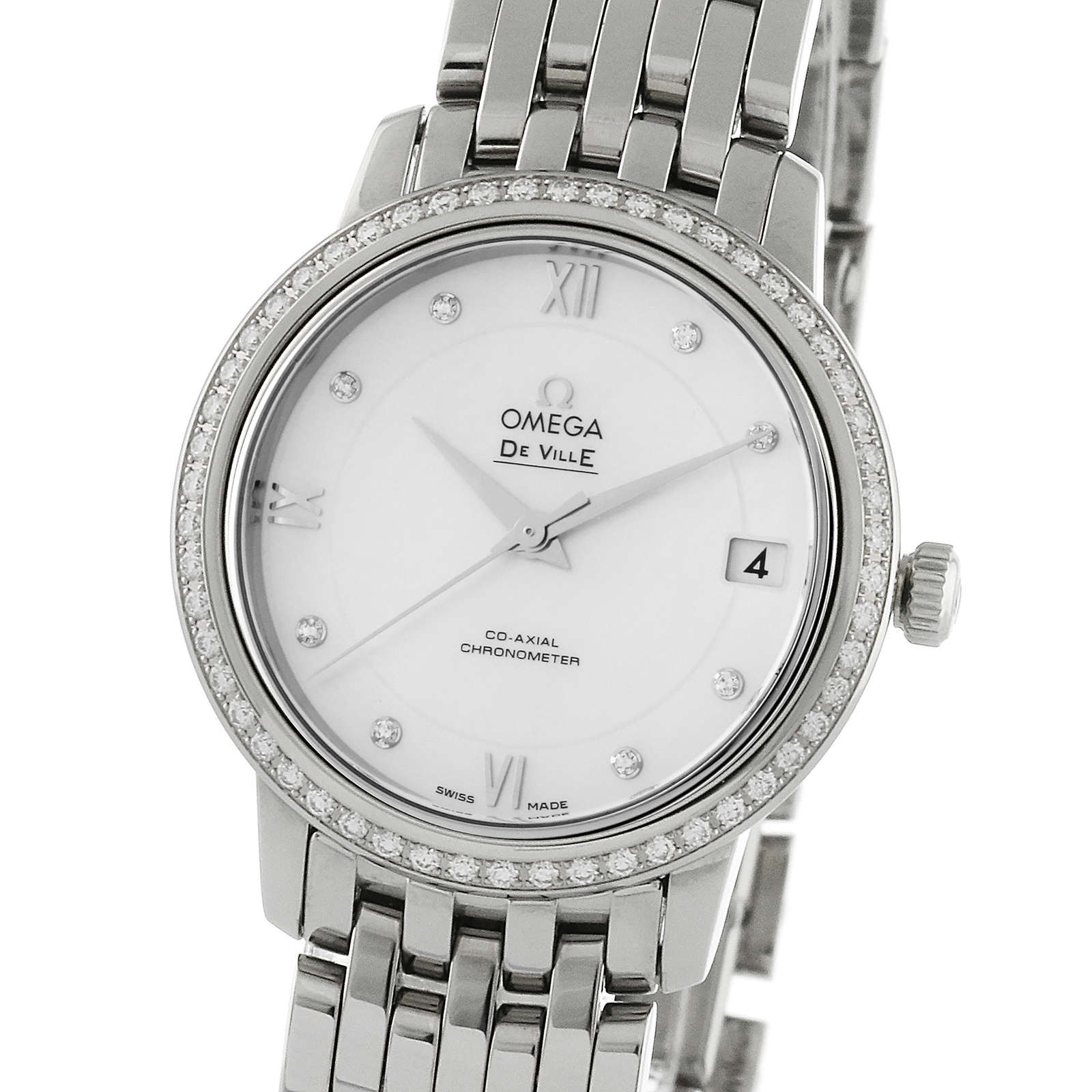 MiroTime Swiss Omega De Ville Prestige Co-Axial 32.7mm Ladies Watch O42415332055001