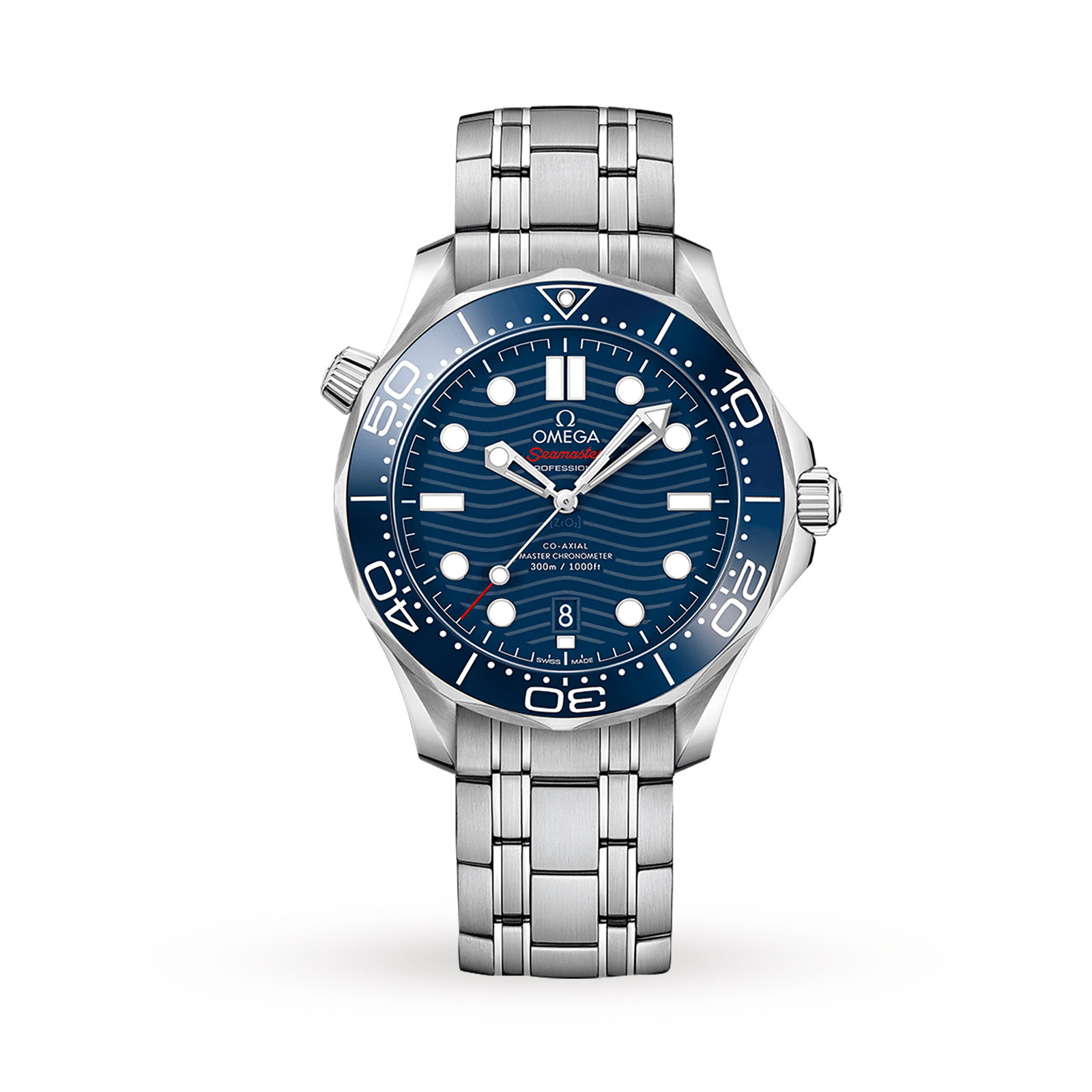 MiroTime Swiss Omega Seamaster Diver 300m Co-Axial 42mm Mens Watch O21030422003001