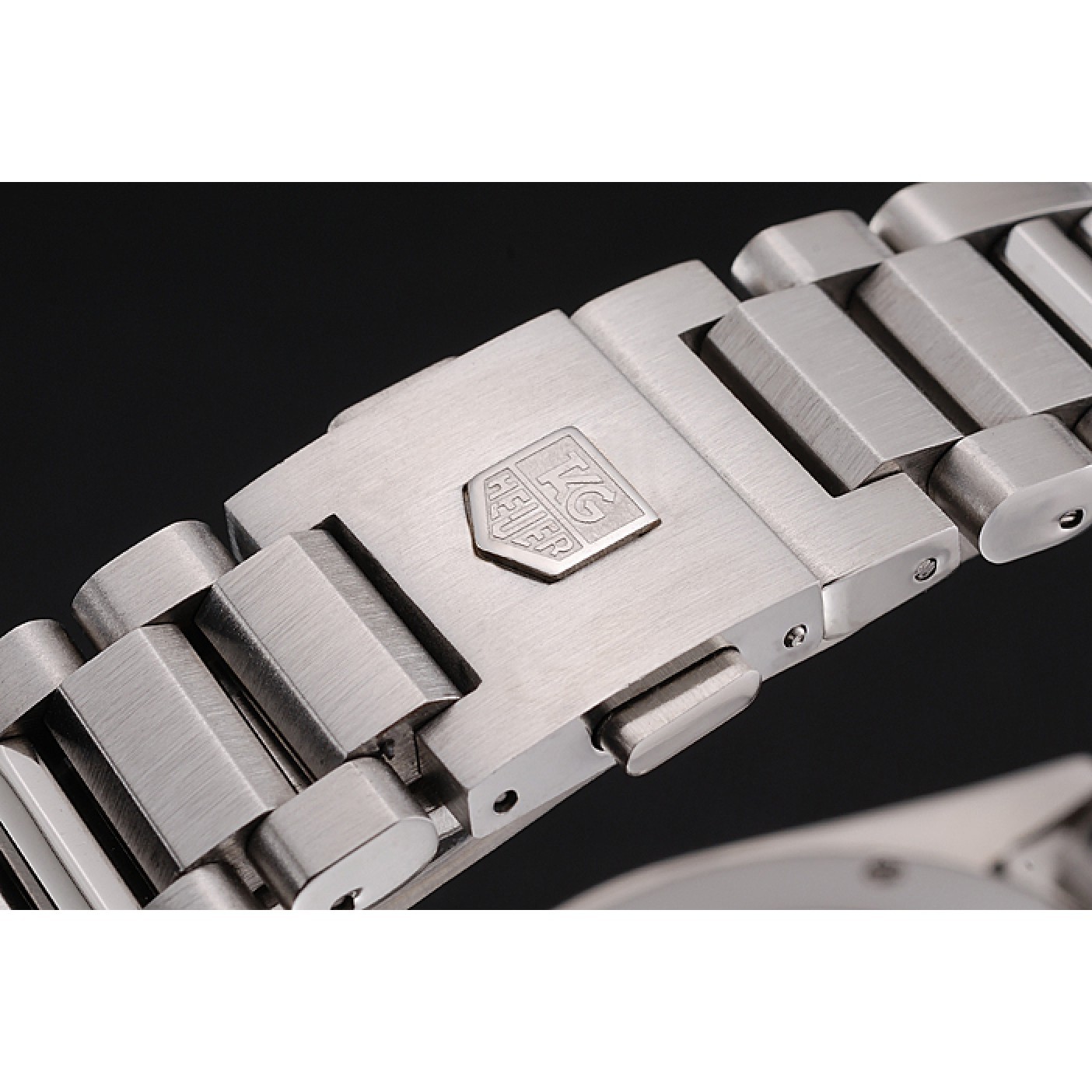 MiroTime Tag Heuer Carrera Tachymeter Bezel White Dial Stainless Steel Strap
