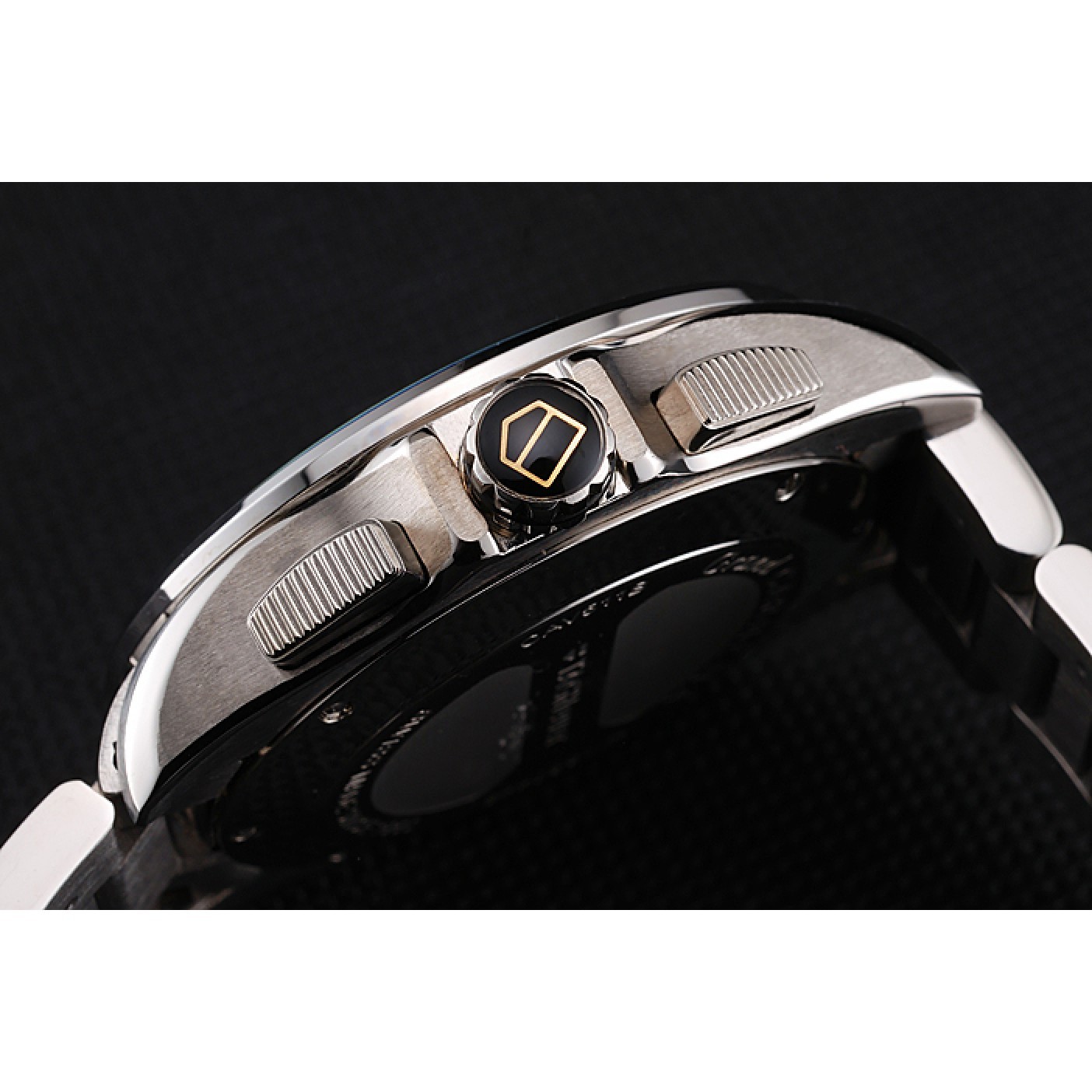MiroTime Tag Heuer Carrera Tachymeter Bezel White Dial Stainless Steel Strap