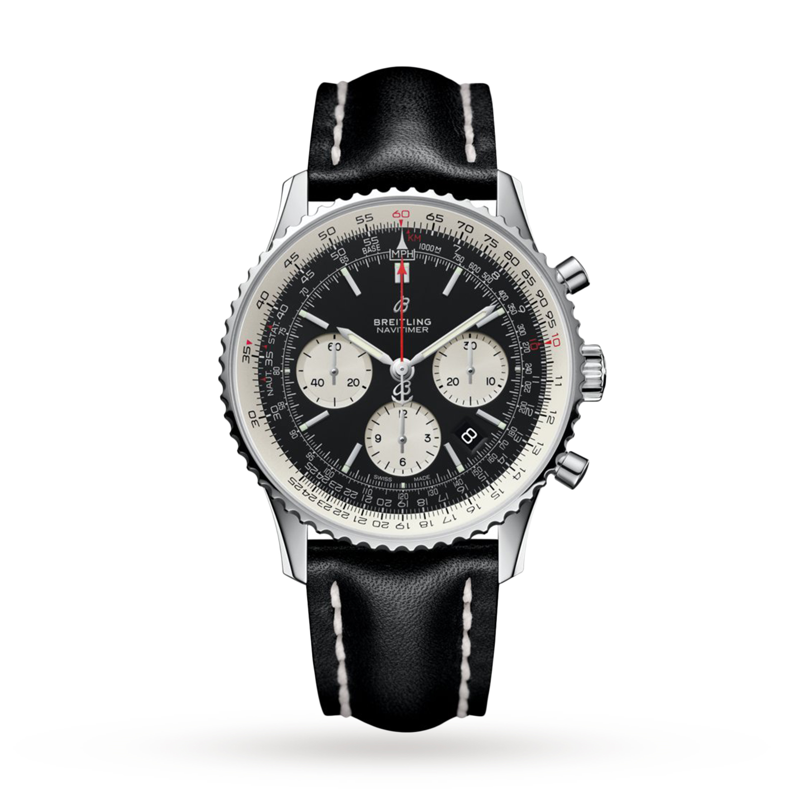 MiroTime Swiss Breitling Navitimer 1 B01 Chronograph 46 AB0127211B1P1