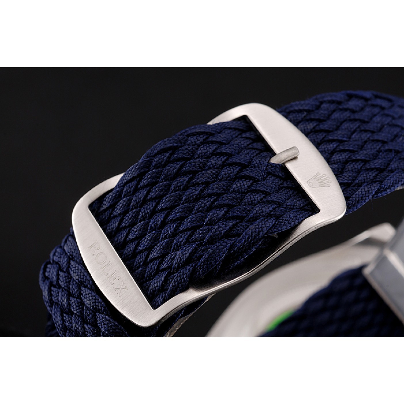 MiroTime Rolex Yacht Master Blue Dial Blue Fabric Bracelet 1453868