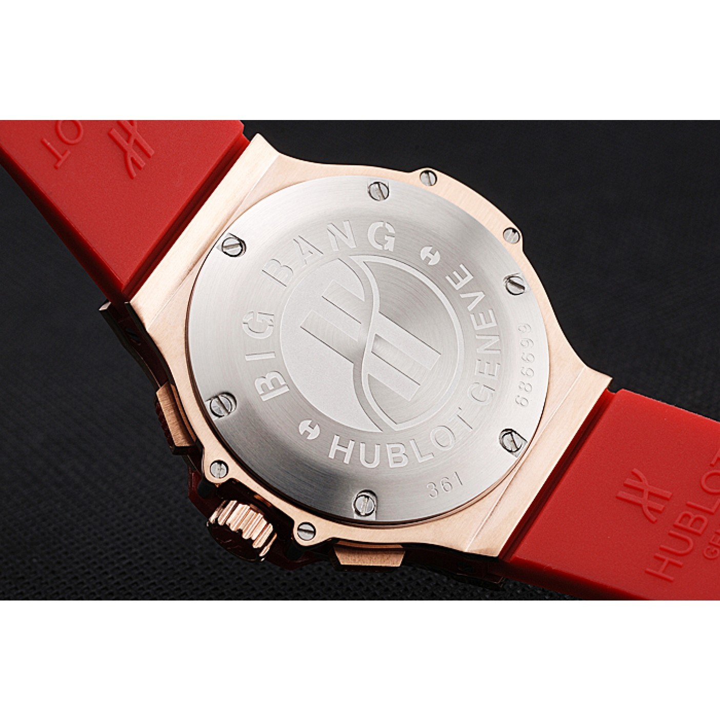 MiroTime Hublot Big Bang Red Strap Red Dial Watch 98069
