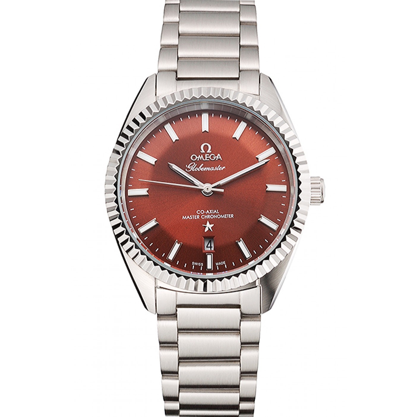 MiroTime Omega Globemaster Brown Dial Stainless Steel Case And Bracelet
