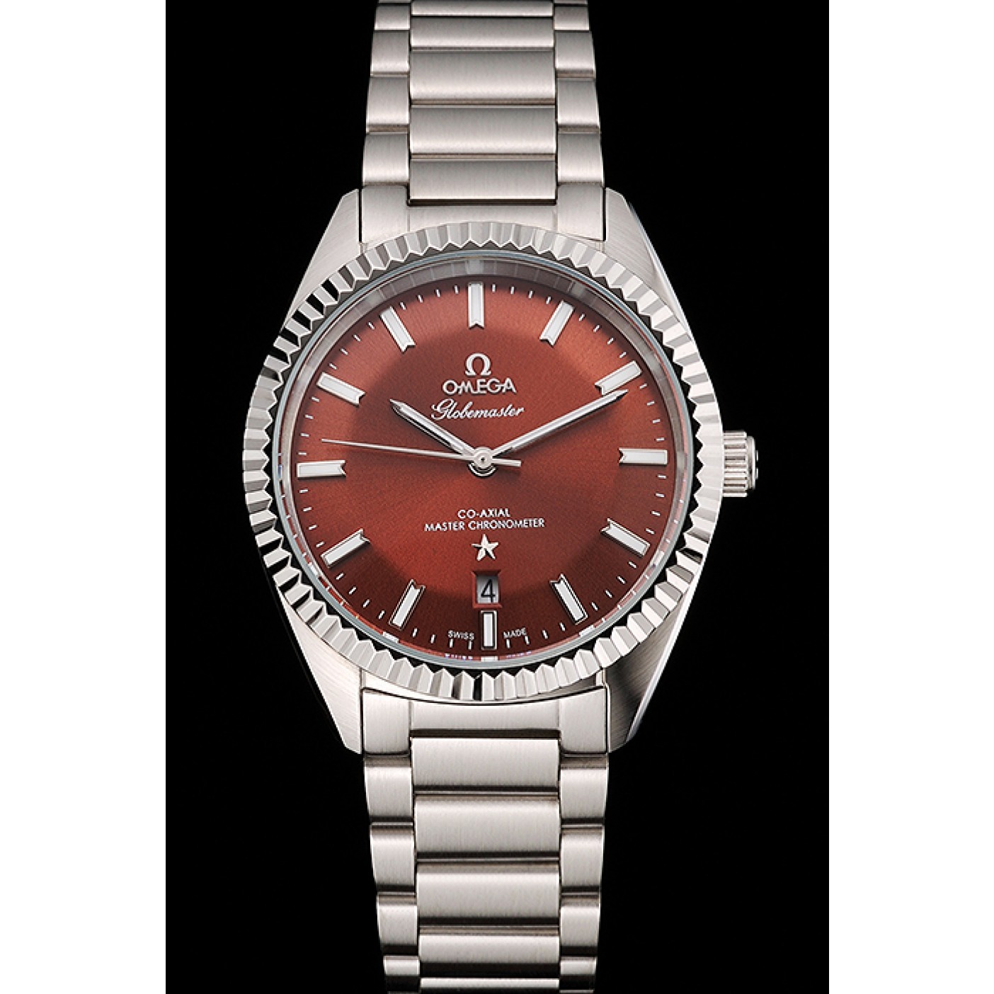 MiroTime Omega Globemaster Brown Dial Stainless Steel Case And Bracelet