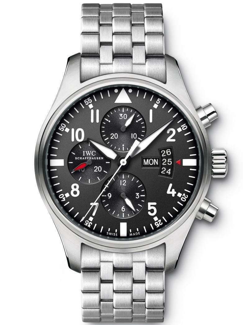 MiroTime AAA Replica IWC Pilot&#039;s Chronograph Mens Watch IW377704