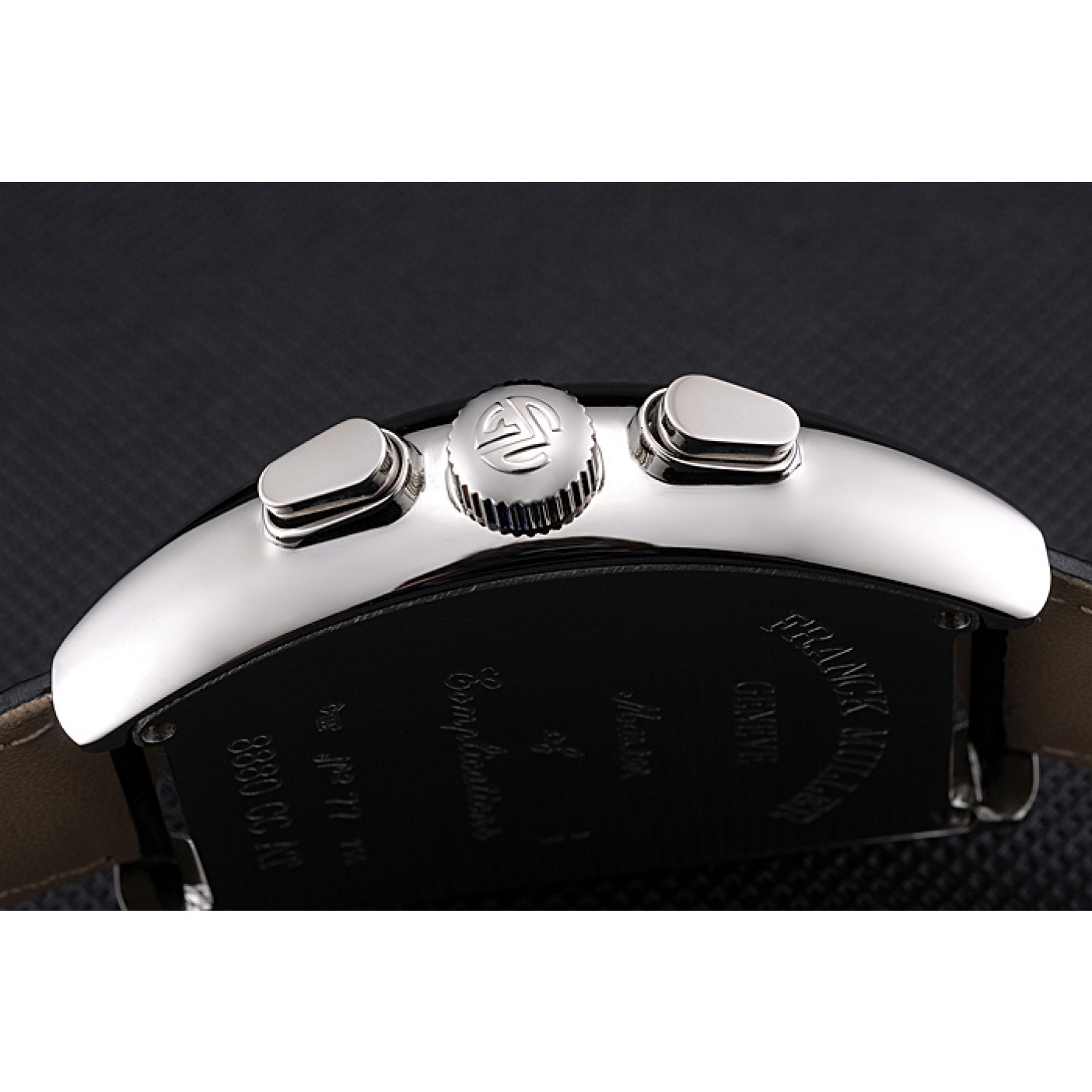 MiroTime Franck Muller Casablanca Black Croco Leather Strap Tourbillon 80282