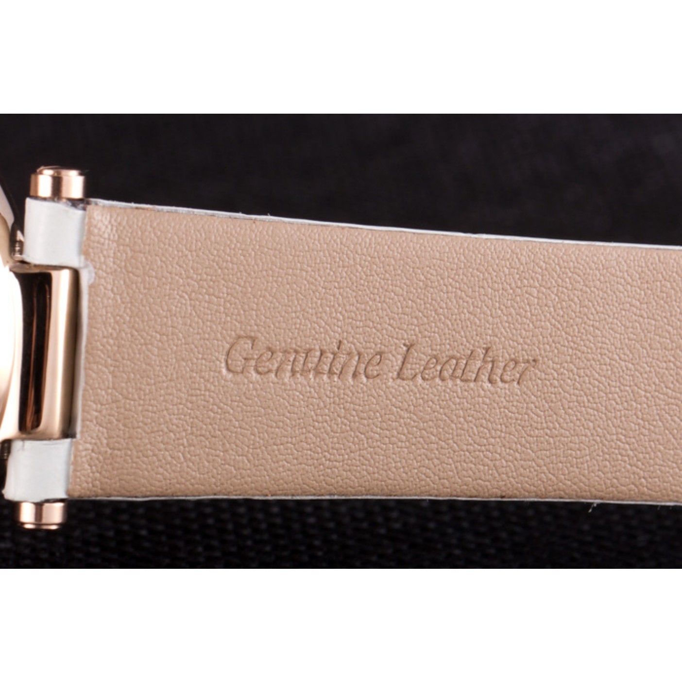 MiroTime Cartier Ballon Bleu White Leather Strap 621449