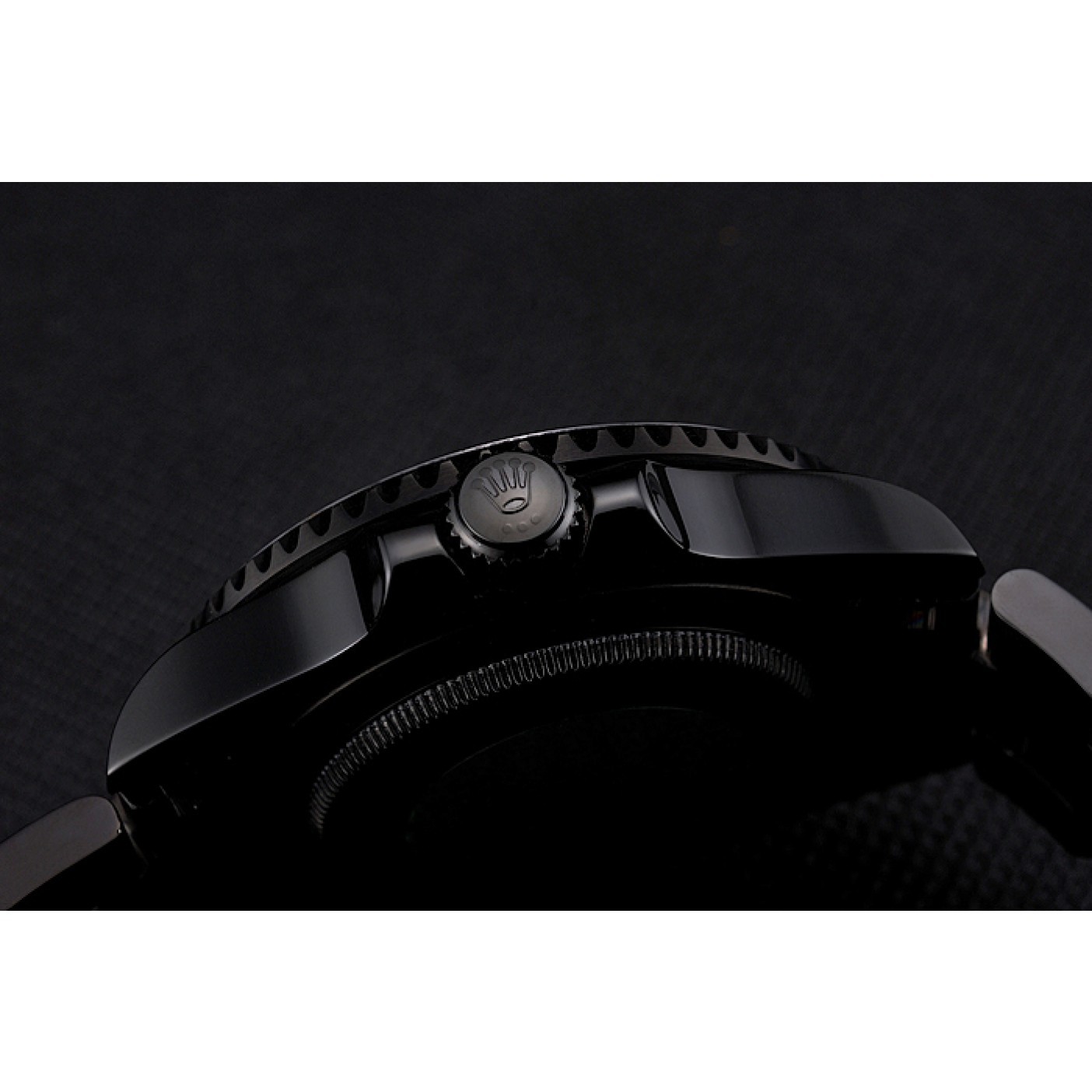 MiroTime Swiss Rolex Submariner Date Black Dial And Bezel Black PVD Case And Bracelet