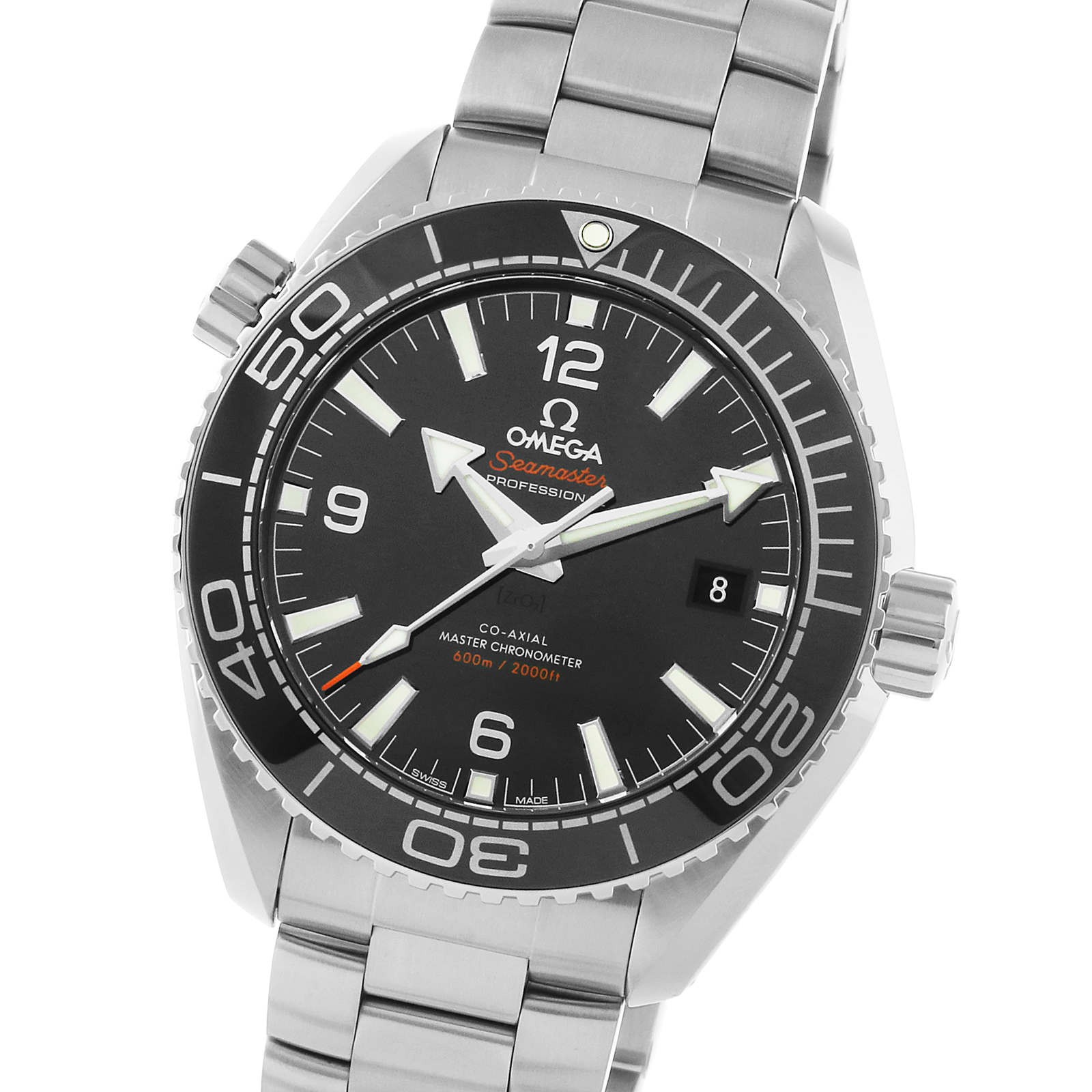 MiroTime Swiss Omega Seamaster Planet Ocean 600m Co-Axial 43.5mm Mens Watch O21530442101001