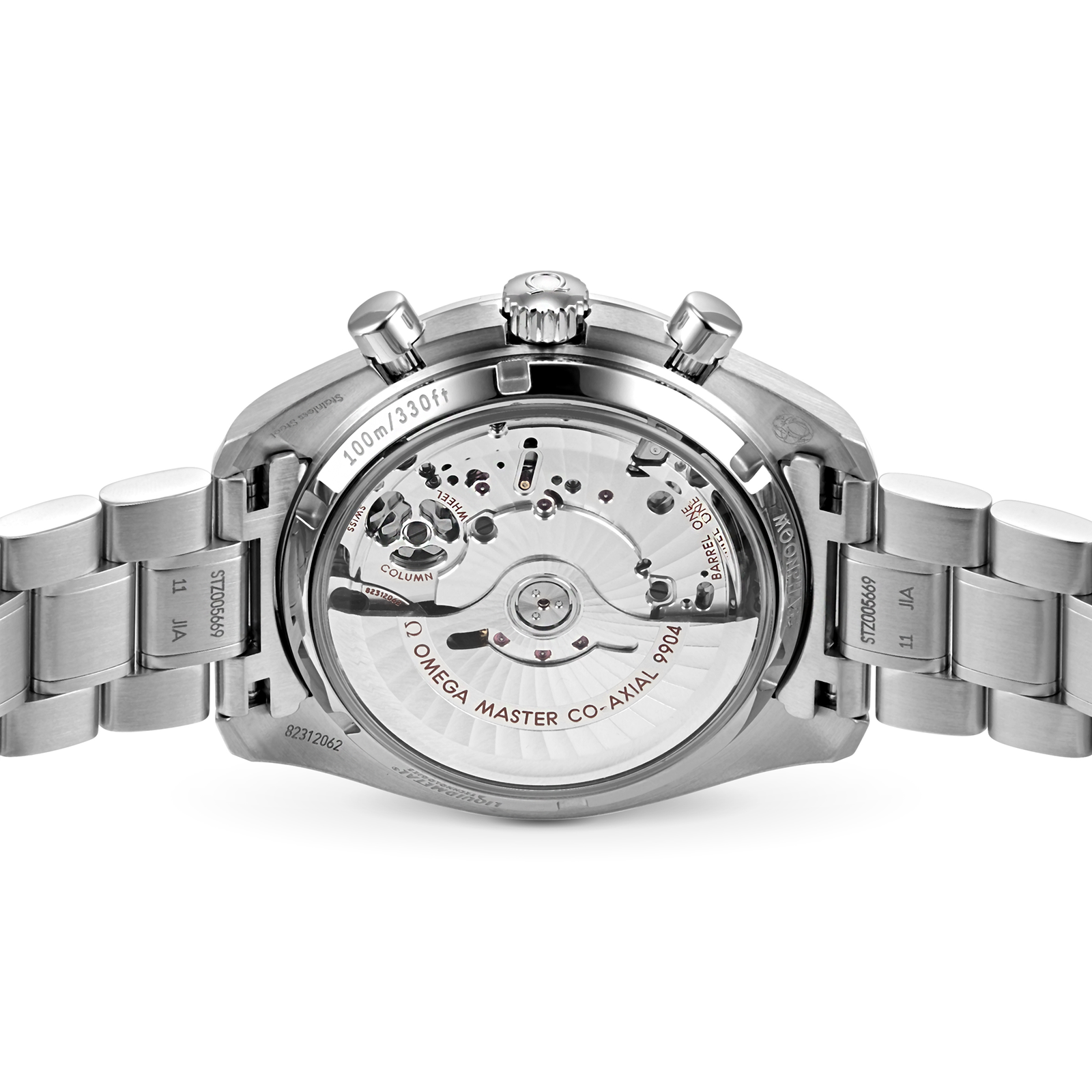 MiroTime Swiss Omega Speedmaster Moonwatch Co-Axial Moonphase 44.25mm Mens Watch O30430445201001