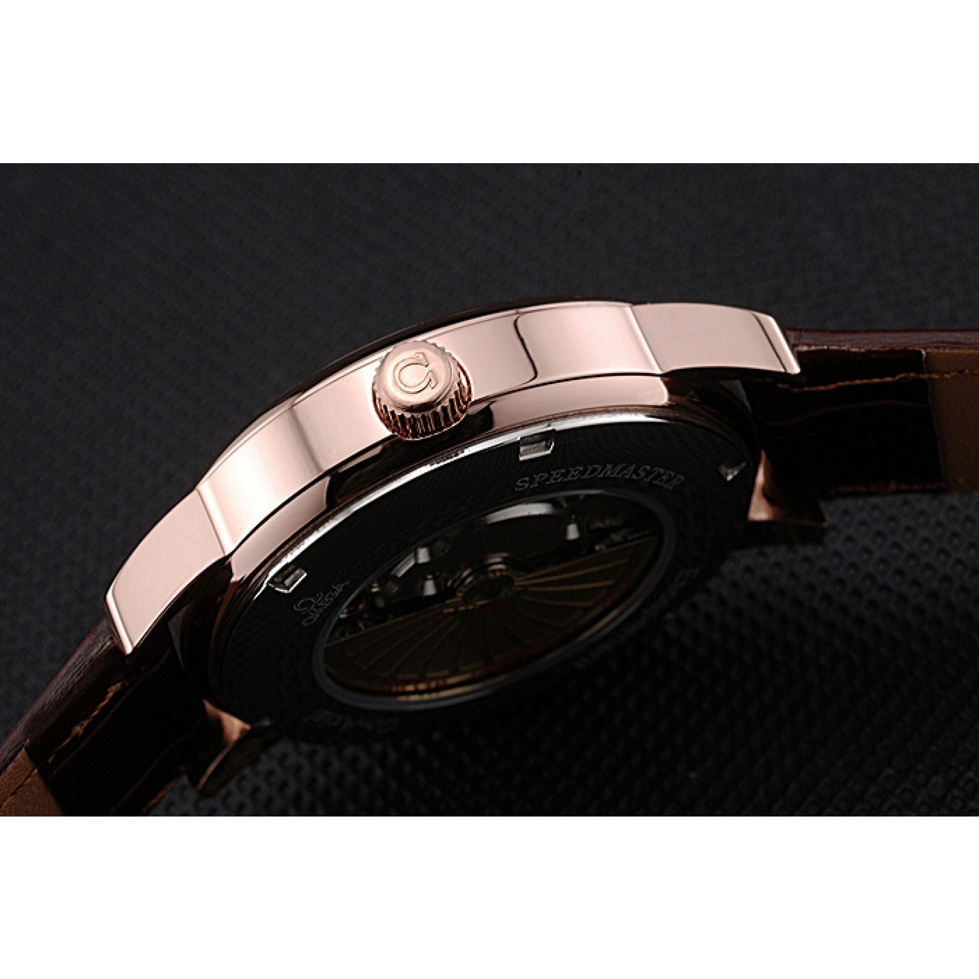 MiroTime Omega DeVille Prestige Small Seconds White Dial Gold Case Brown Leather Bracelet 622603