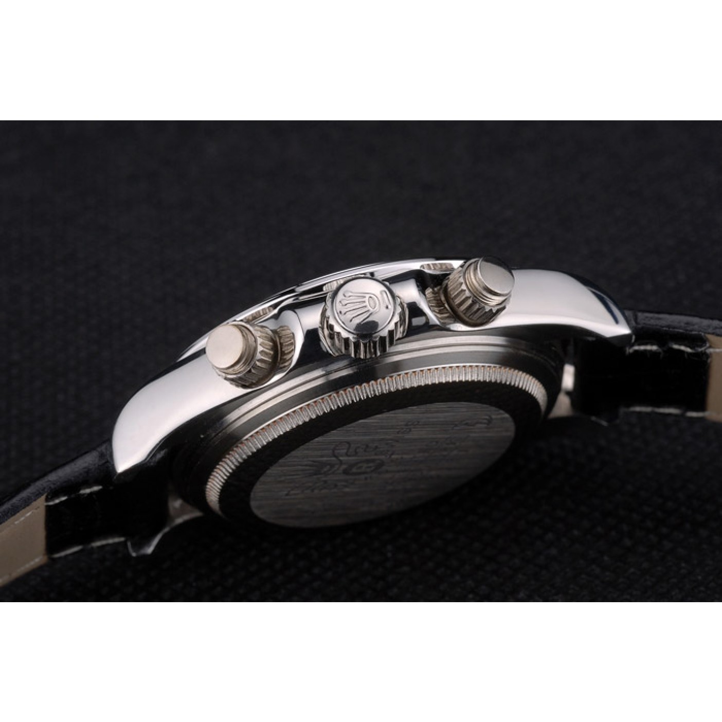 MiroTime Rolex Daytona Lady Stainless Steel Case Crystal Studded Bezel Crystal Studded Dial