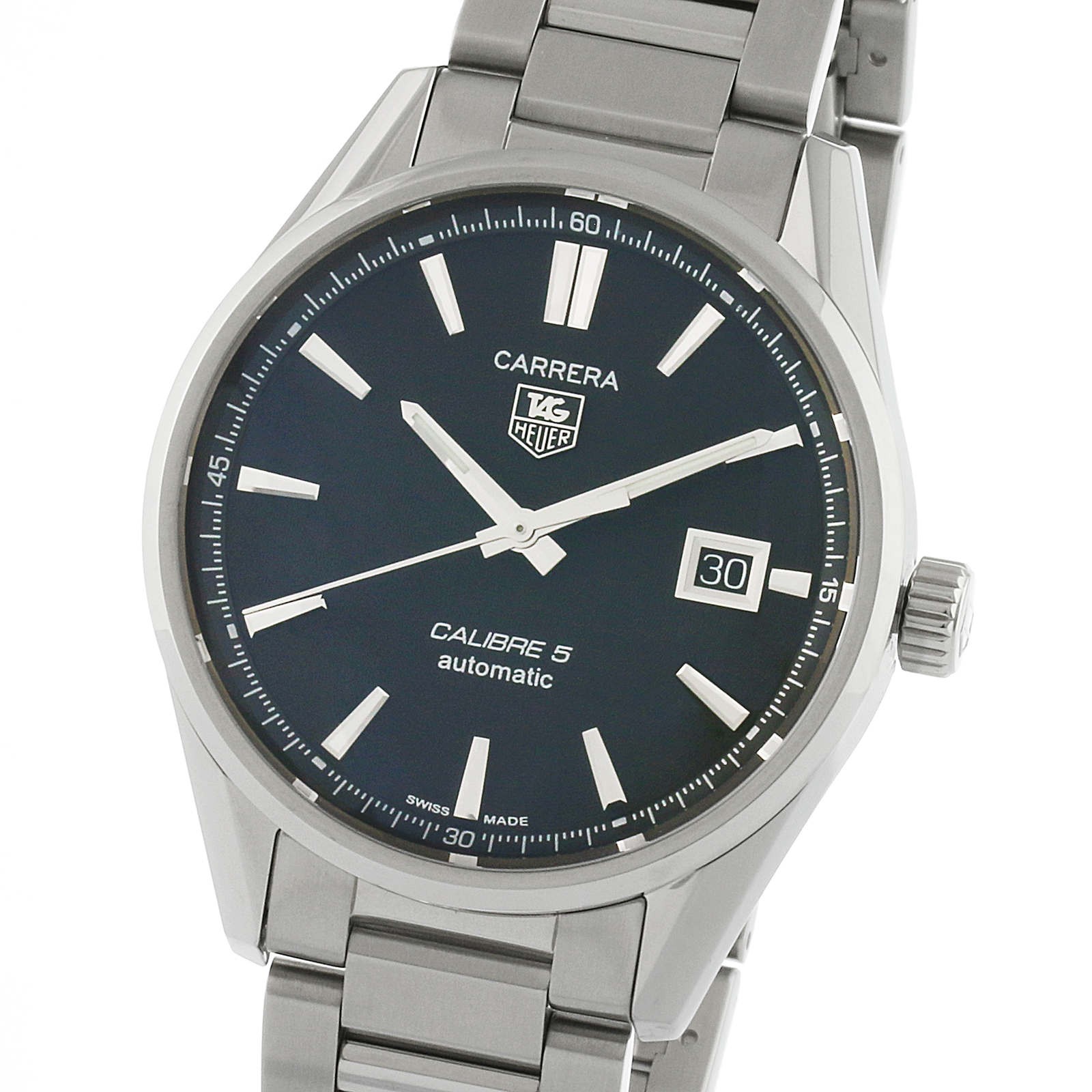 MiroTime TAG Heuer Carrera Calibre 5 39mm Mens Watch WAR211A.BA0782