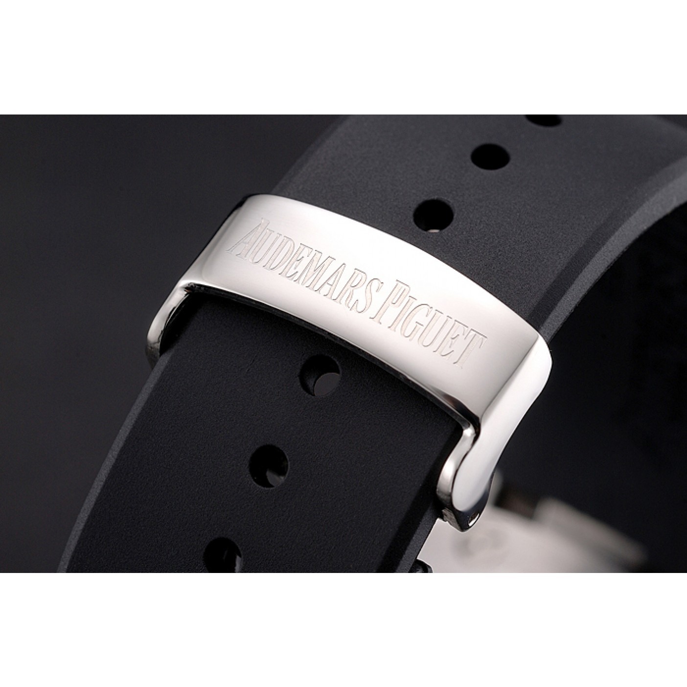 MiroTime Audemars Piguet Royal Oak Offshore White Dial Stainless Steel Case Black Rubber Strap