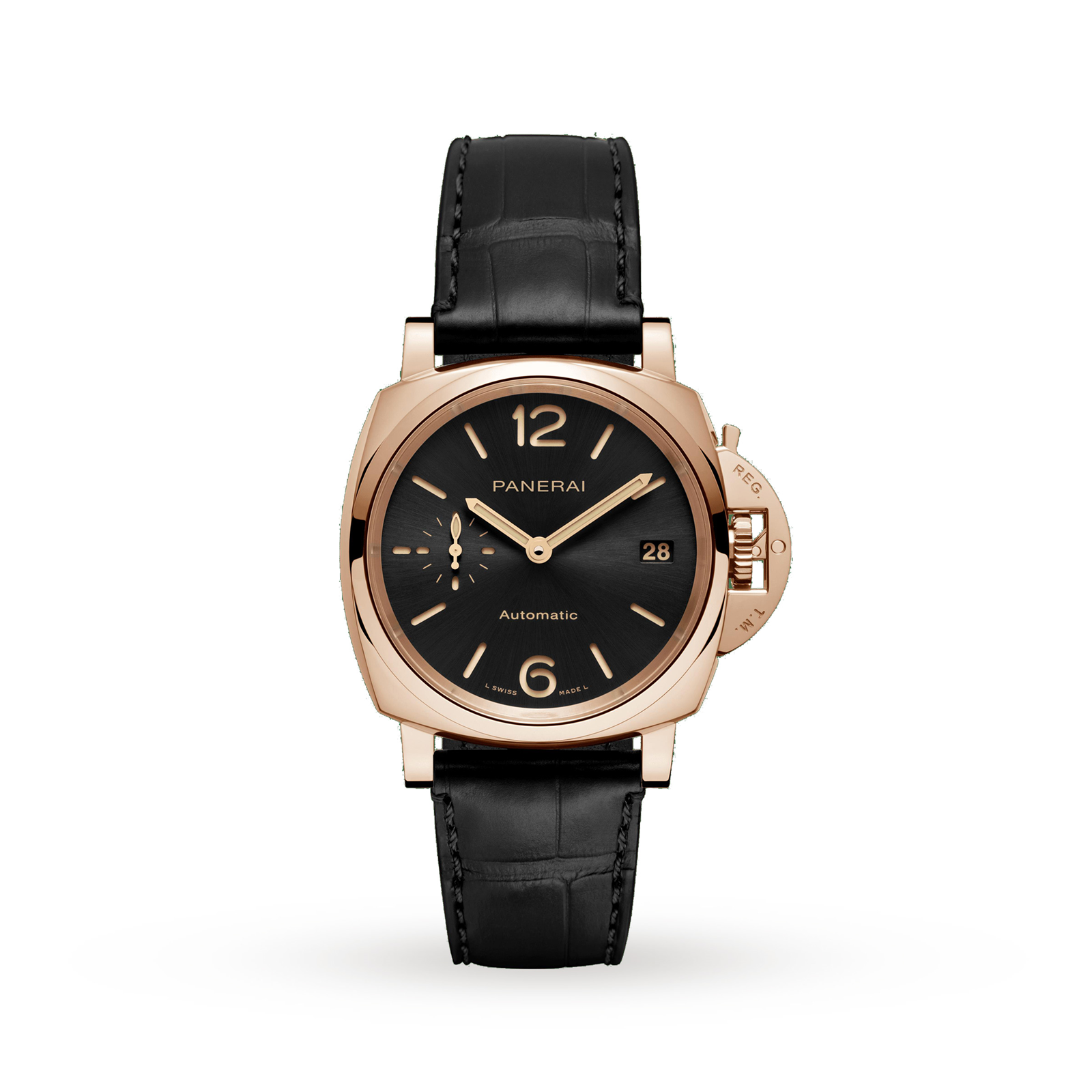MiroTime Swiss Panerai Luminor 38mm Unisex Watch PAM01029