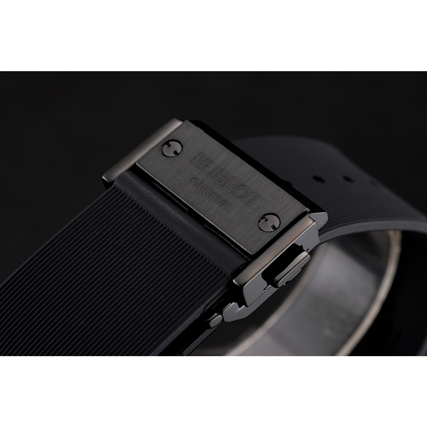 MiroTime Hublot Big Bang Carbon Dial With Red Markings Carbon Case And Bezel Black Rubber Strap 622775