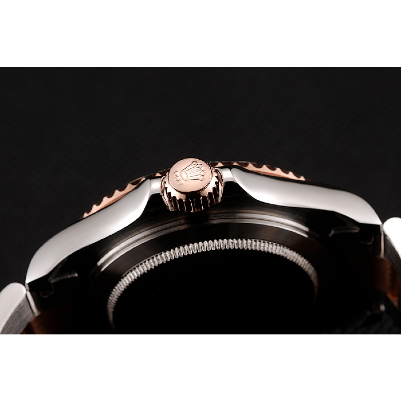MiroTime Rolex Yacht Master Rose Gold Dial Two Tone Stainless Steel Bracelet 1453864