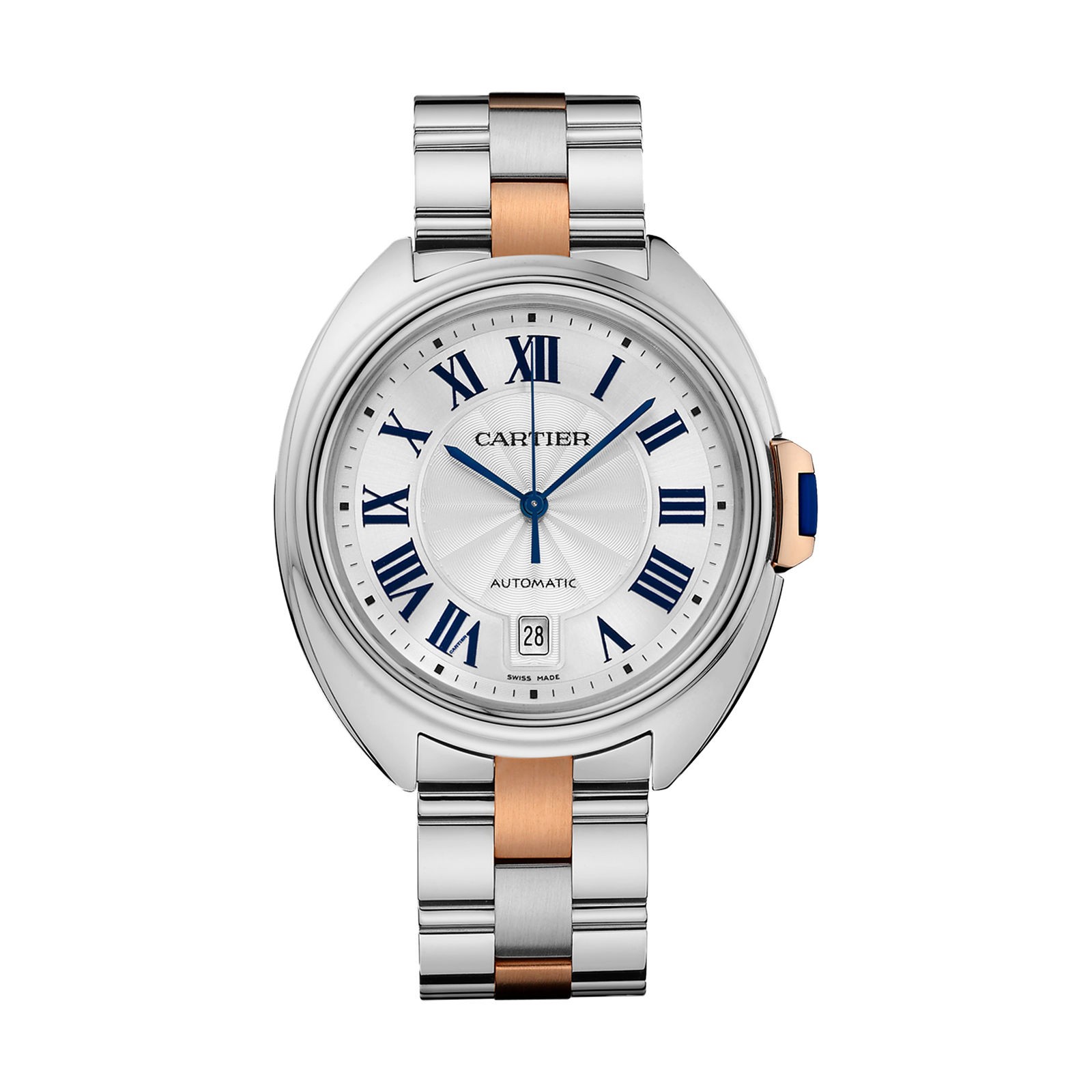 MiroTime Swiss Clé de Cartier, 40 mm, 18K pink gold and steel