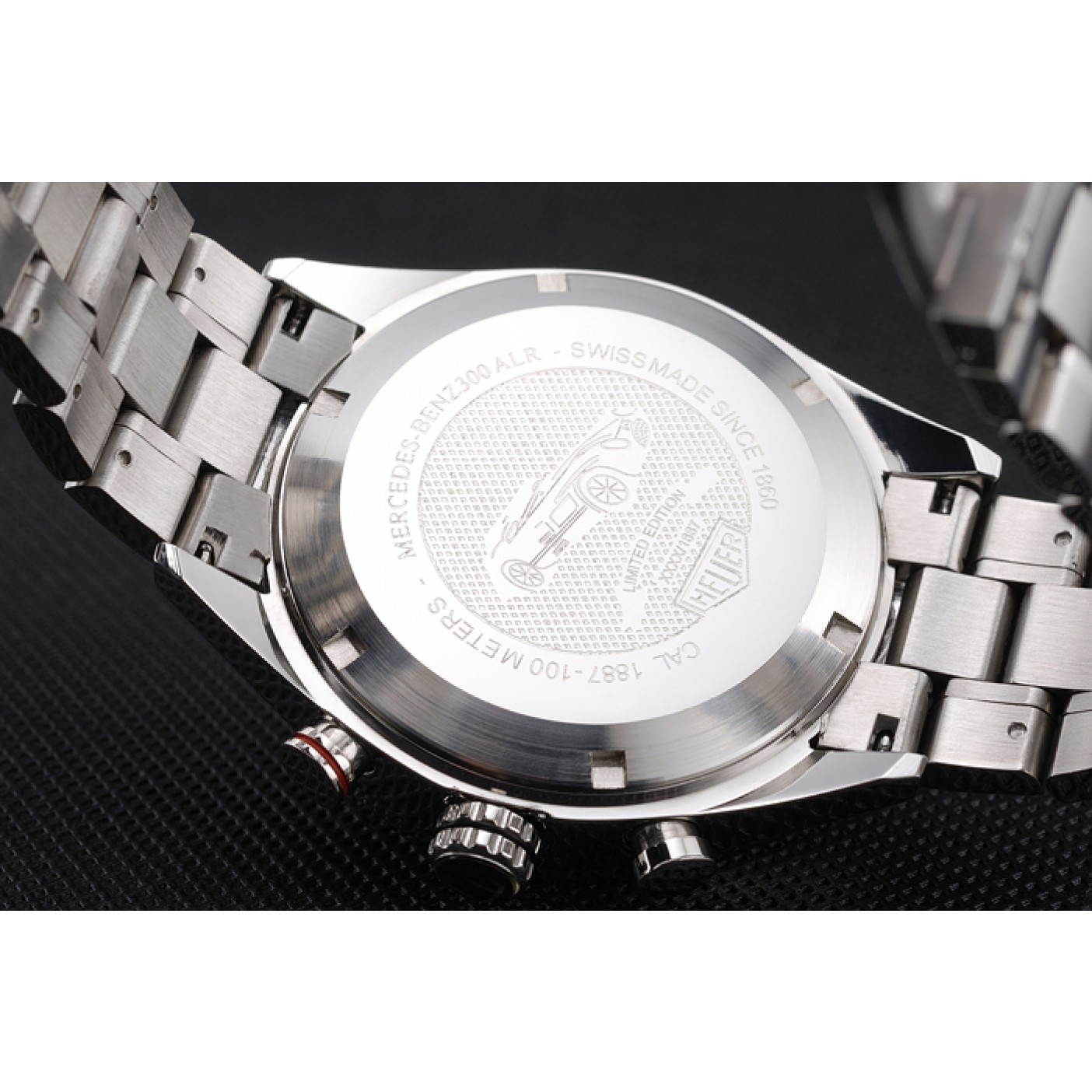MiroTime Carrera Black Dial Calibre 16 Link Tag Heuer Watch-tag140