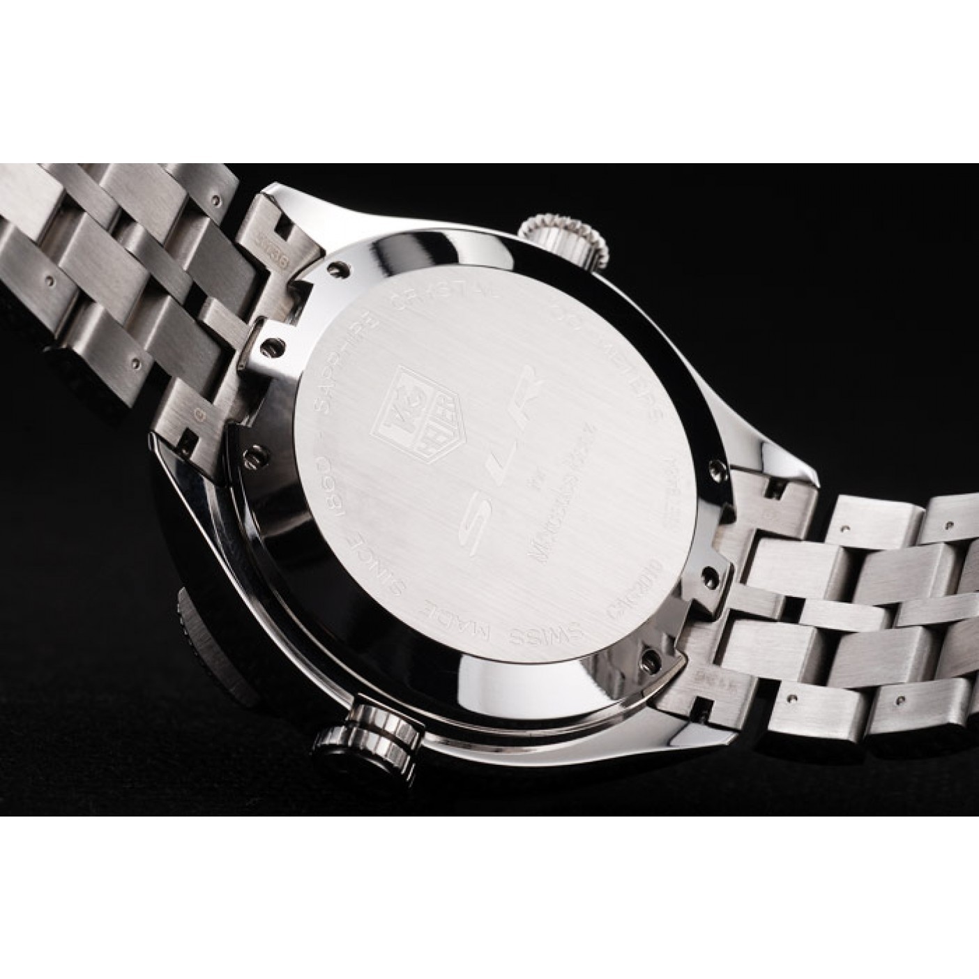 MiroTime Tag Heuer Swiss SLR Tachymeter Bezel Stainless Steel White Dial