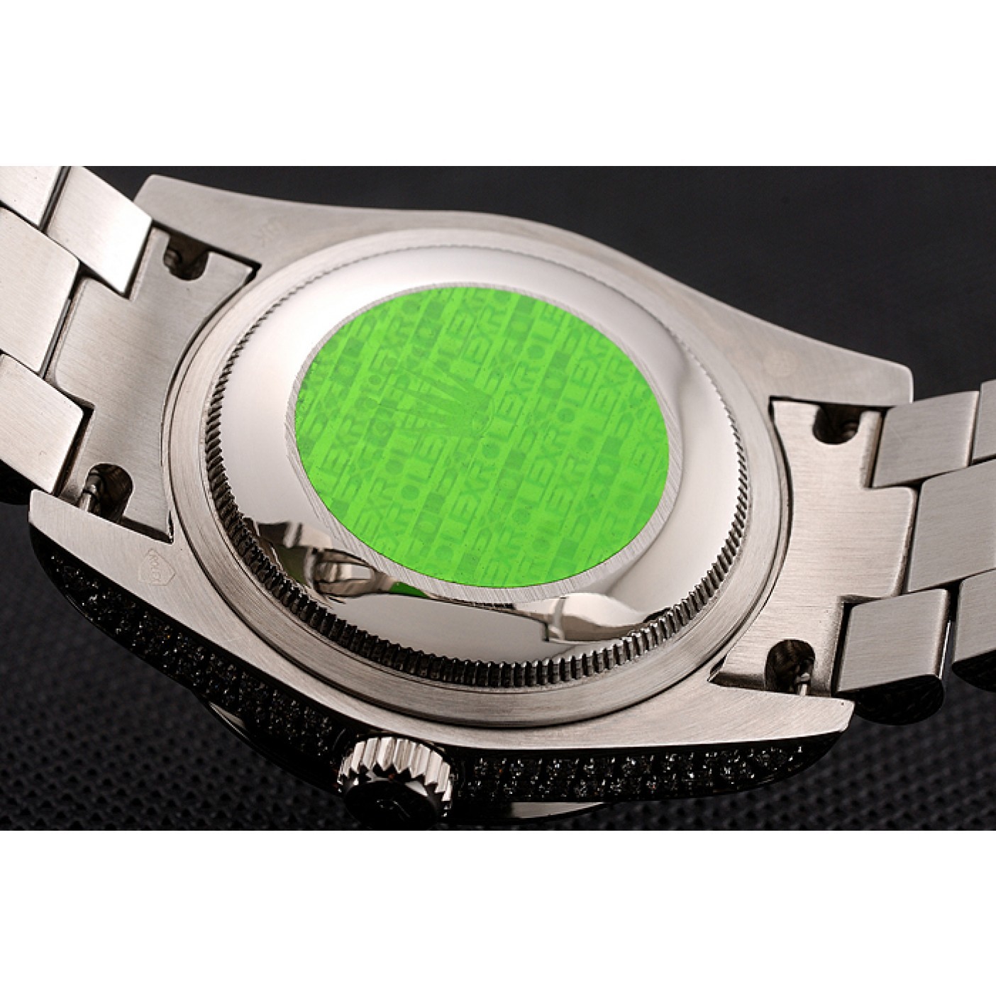 MiroTime Swiss Rolex Day-Date Diamond Pave Dial Diamond Case Diamond Bracelet 1453950